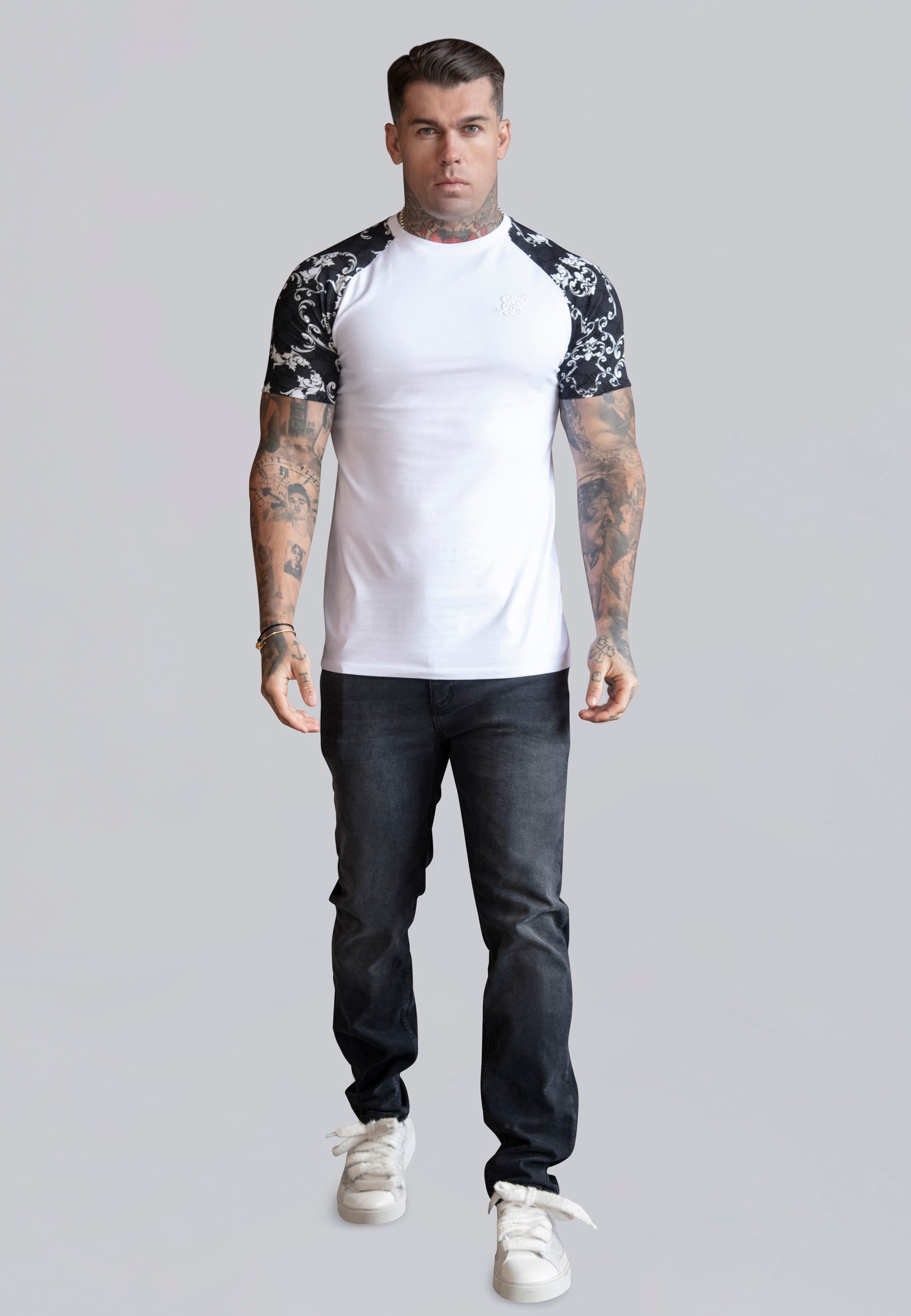 T-shirt Venetian en blanc T-shirts SikSilk