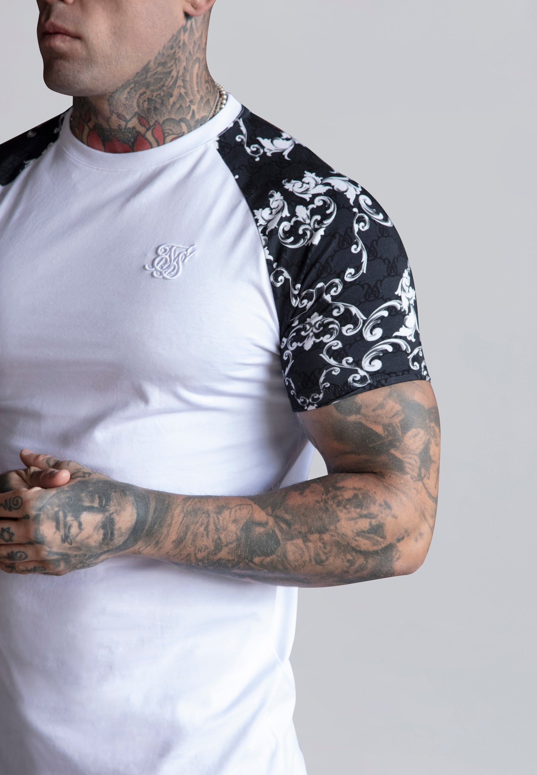 T-shirt Venetian en blanc T-shirts SikSilk