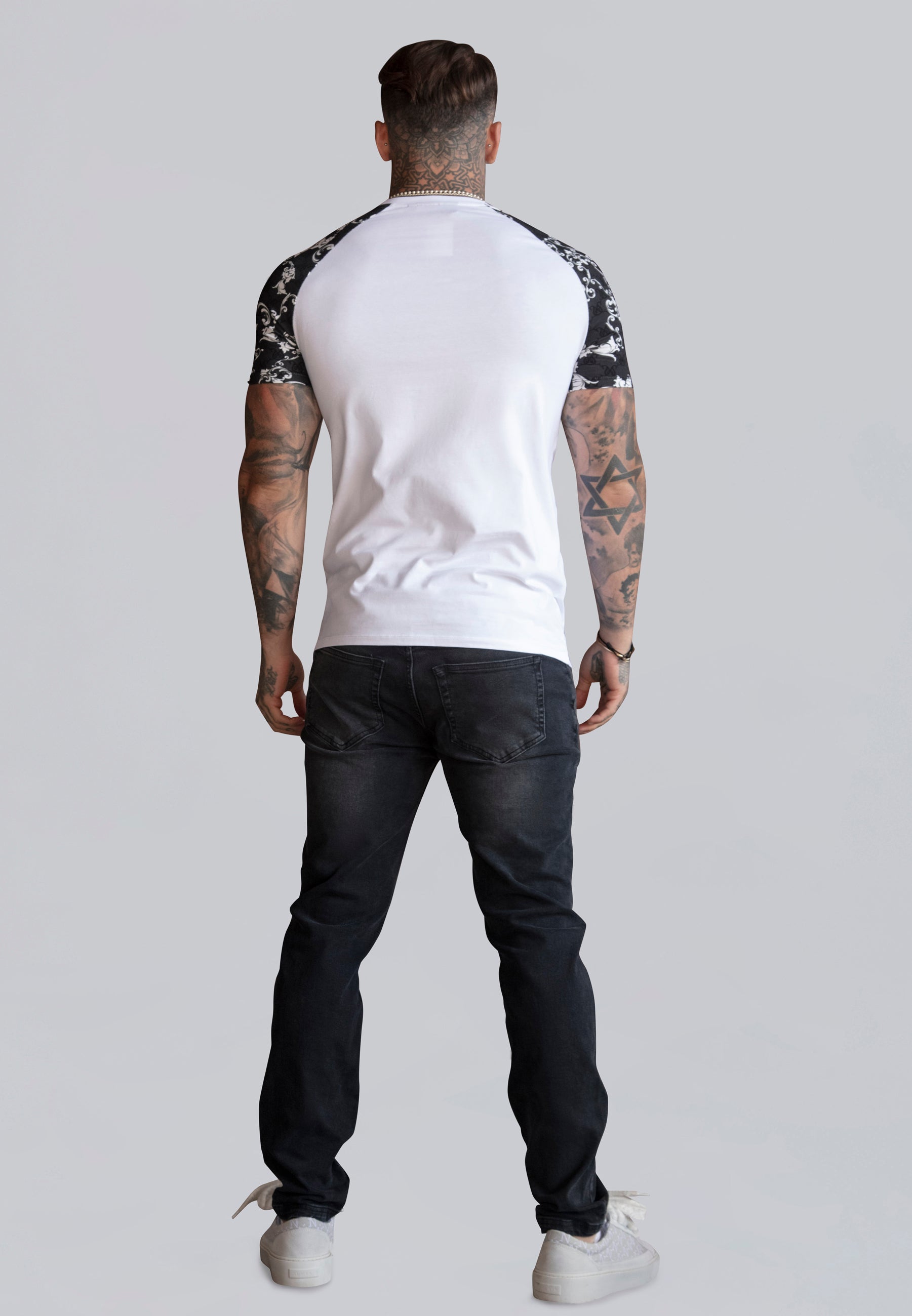 T-shirt Venetian en blanc T-shirts SikSilk