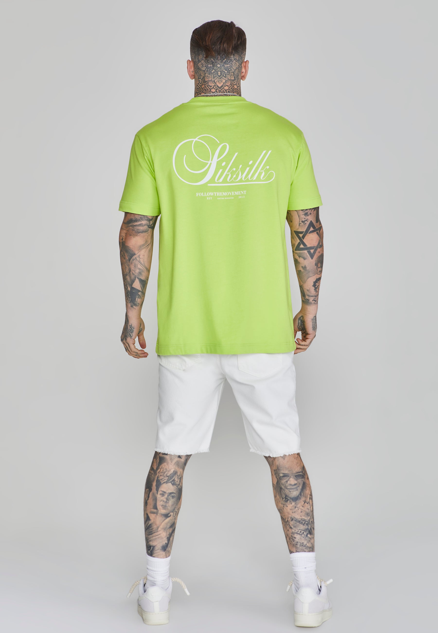 Short en denim blanc Short en jean SikSilk
