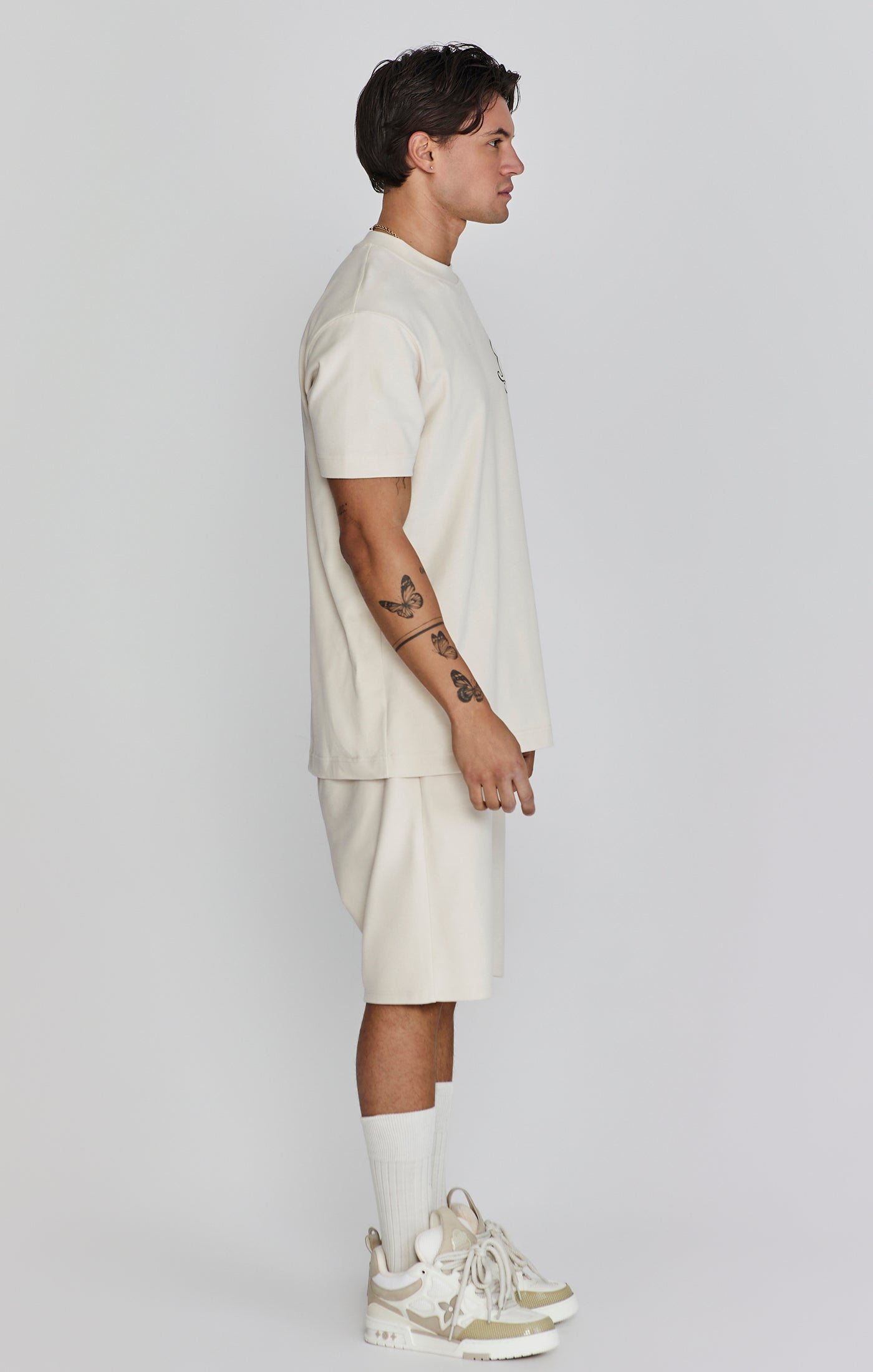T-shirt Logo en écru T-shirts SikSilk