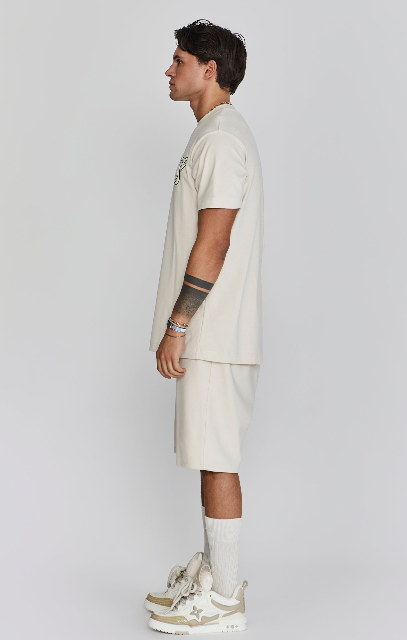 T-shirt Logo en écru T-shirts SikSilk