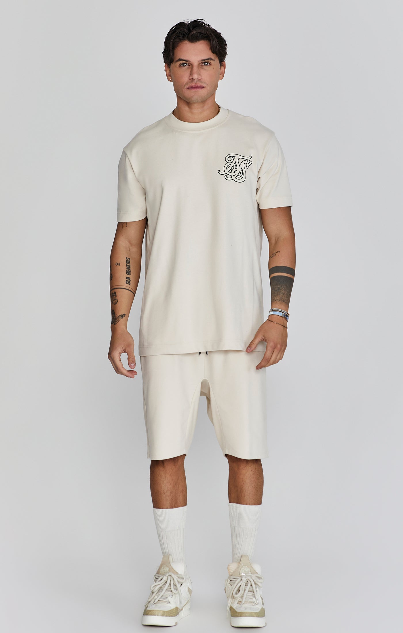 T-shirt Logo en écru T-shirts SikSilk