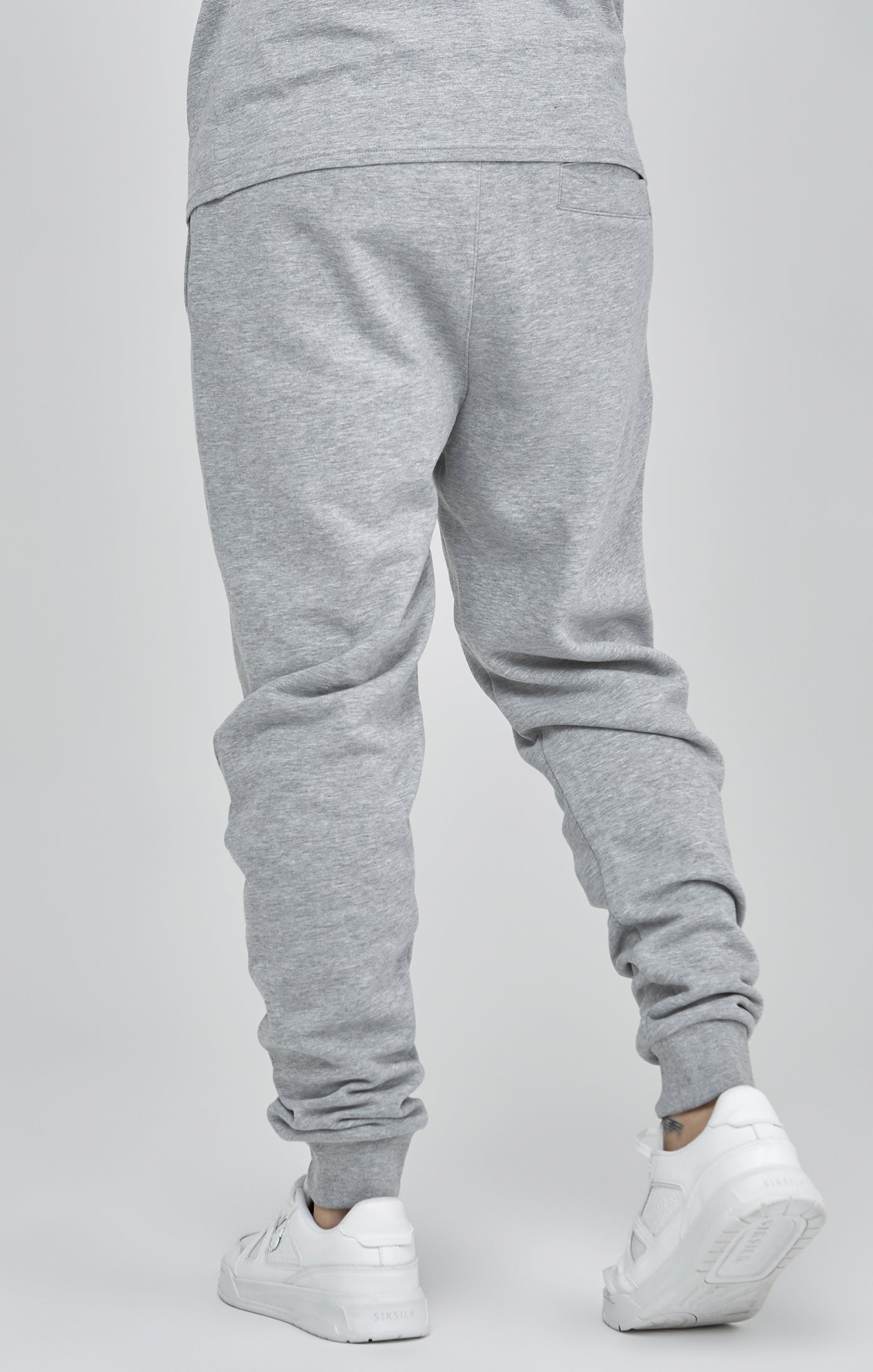 Essentials Joggers in Grey Marl Pantalon SikSilk