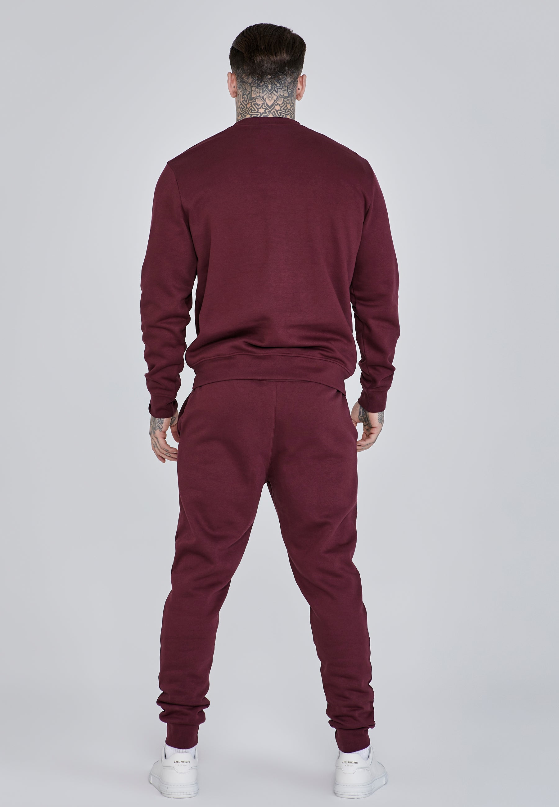 Sweat Essentials en Bourgogne Sweatshirts SikSilk