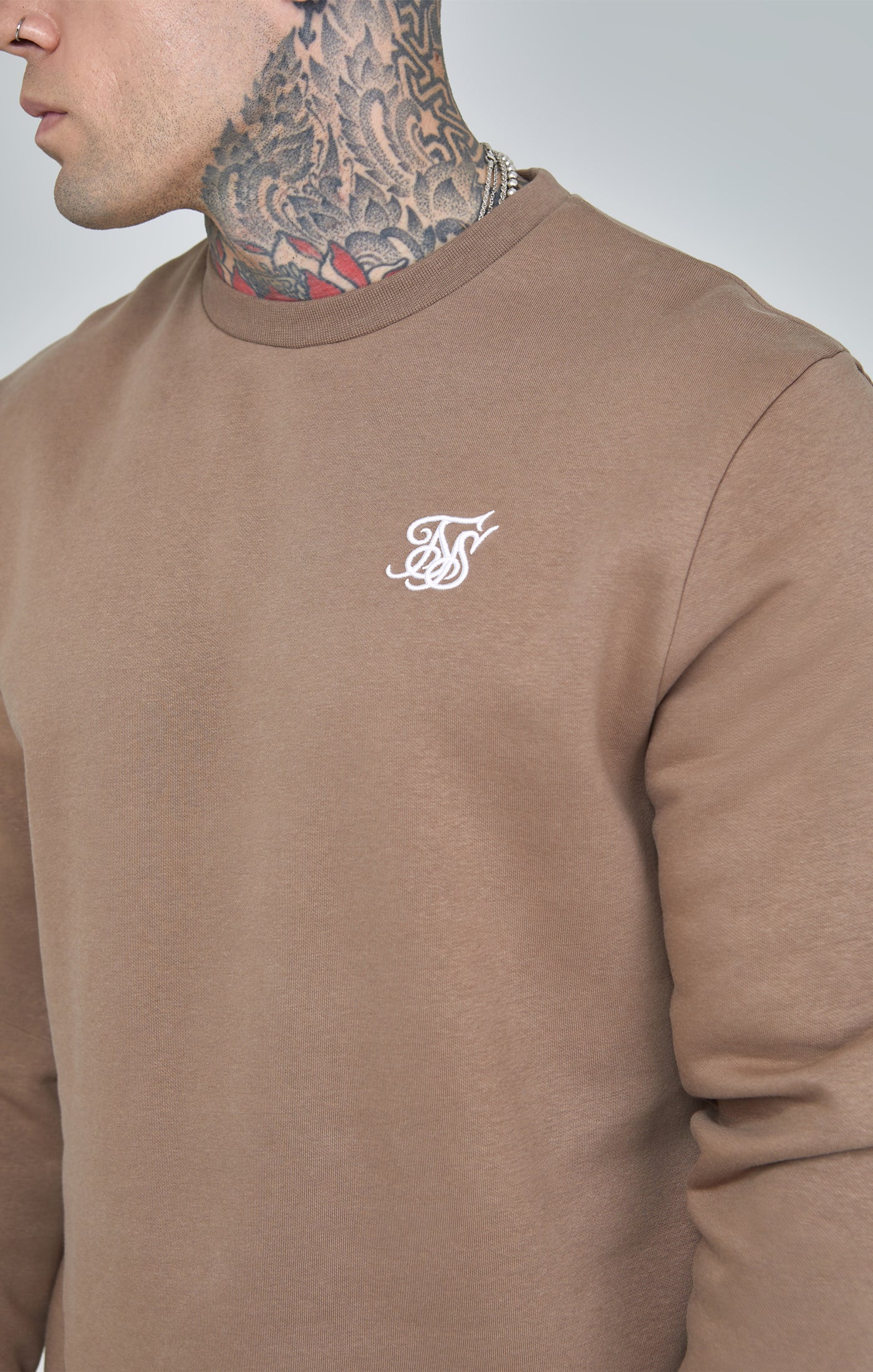 Sweat Essentials in Brown Sweatshirts SikSilk
