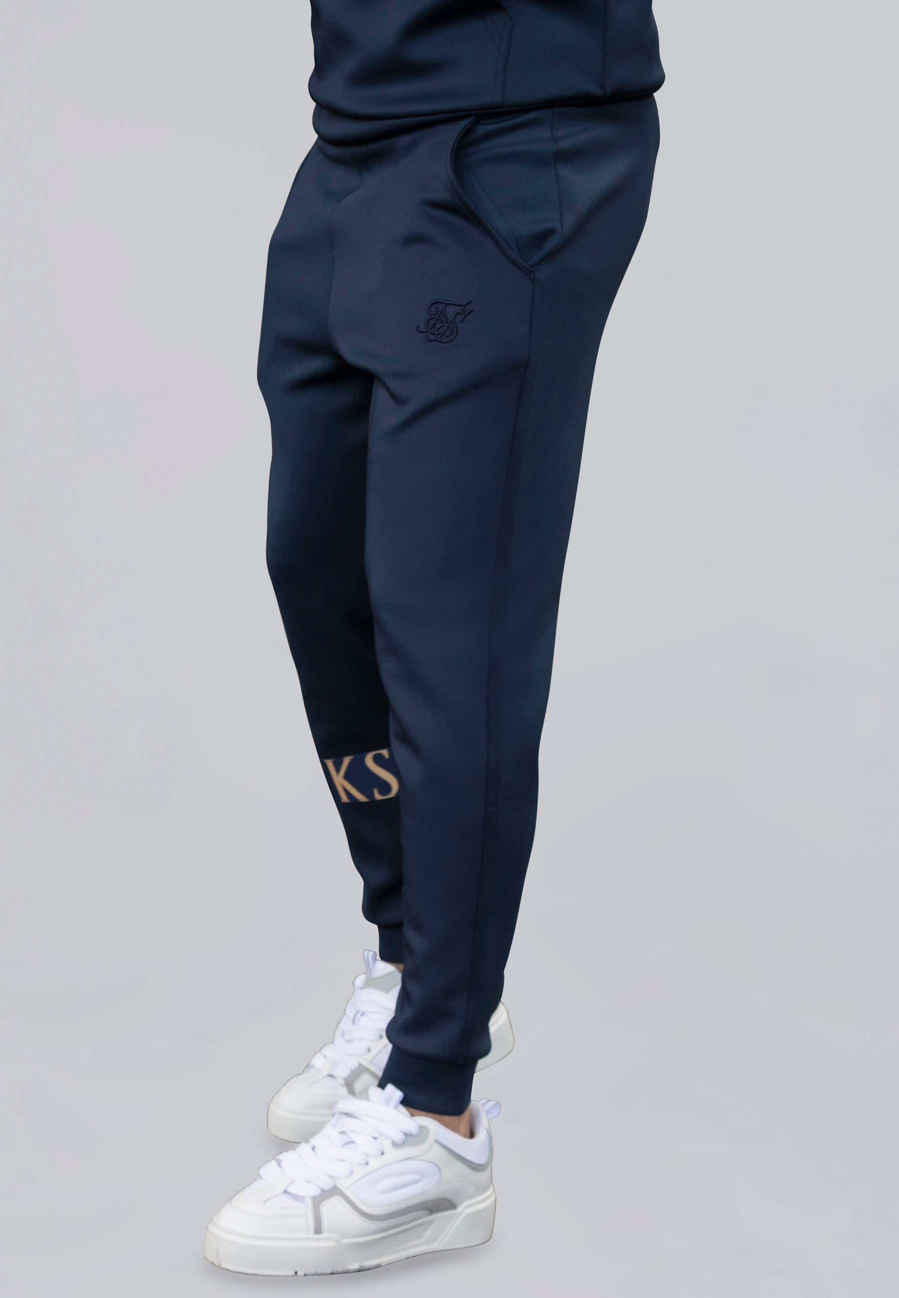 Dynamic Joggers in Navy Pantalon SikSilk