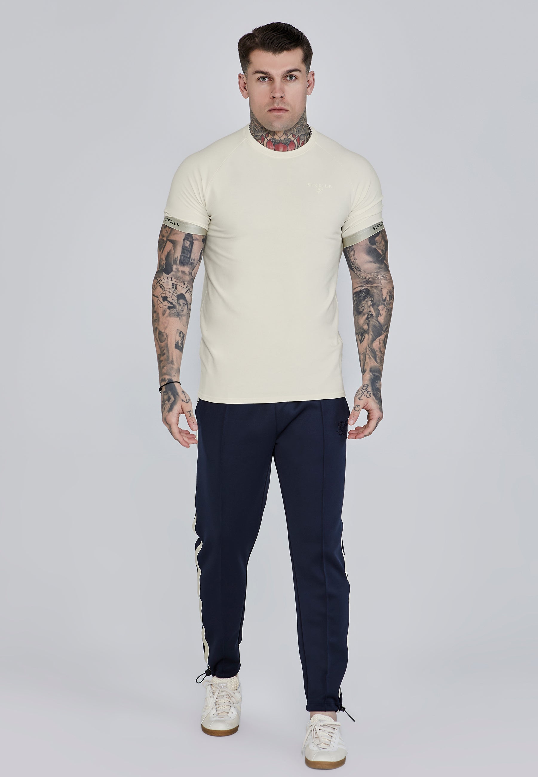 Tech T-shirt écru T-shirts SikSilk