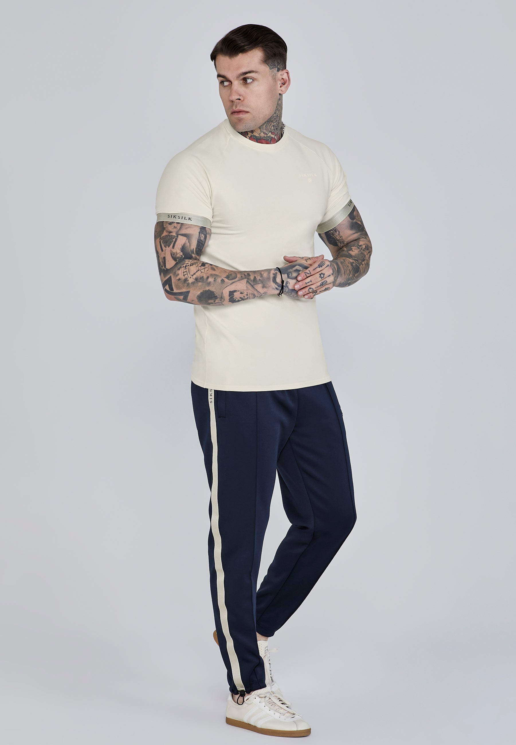 Tech T-shirt écru T-shirts SikSilk