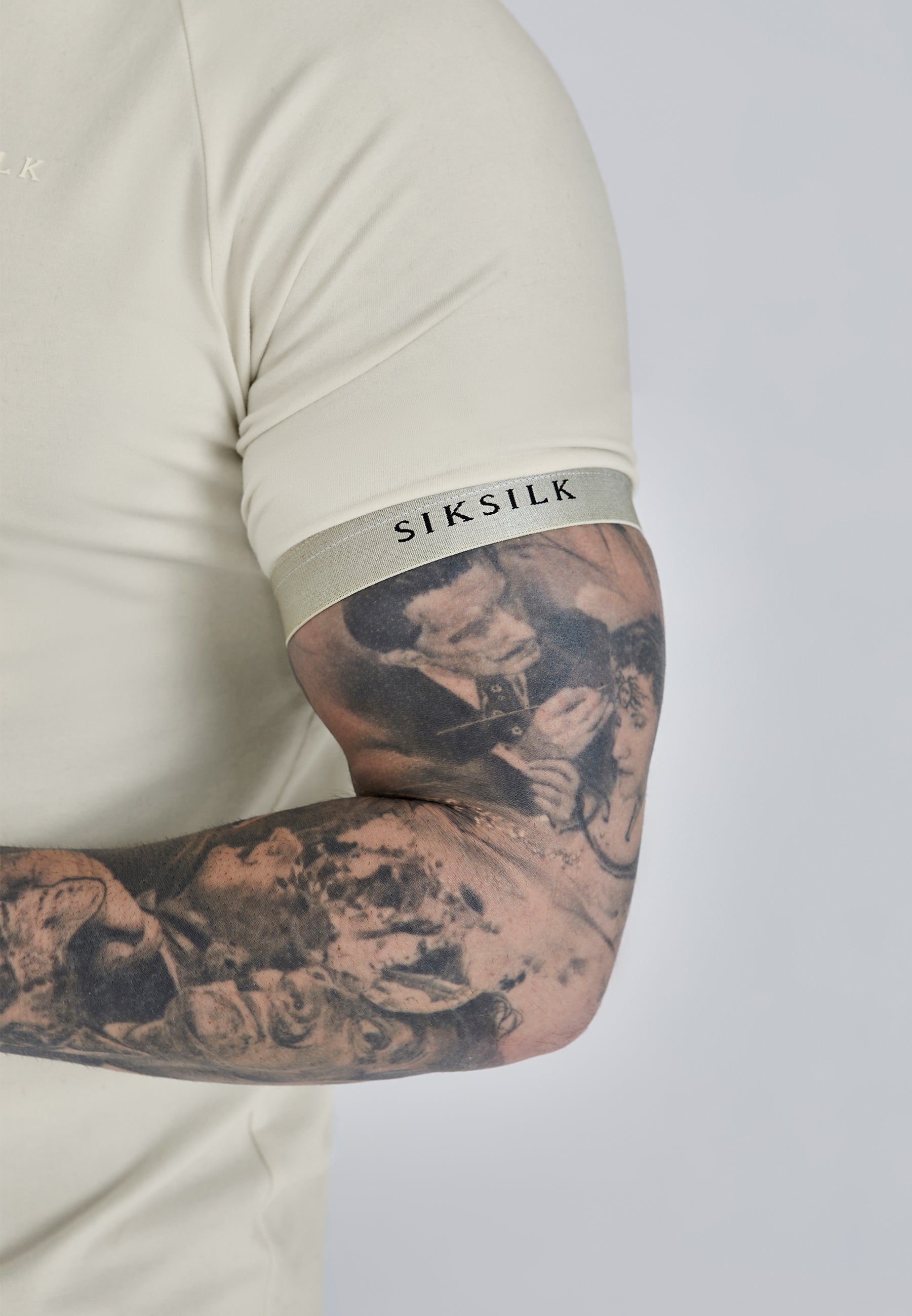 Tech T-shirt écru T-shirts SikSilk