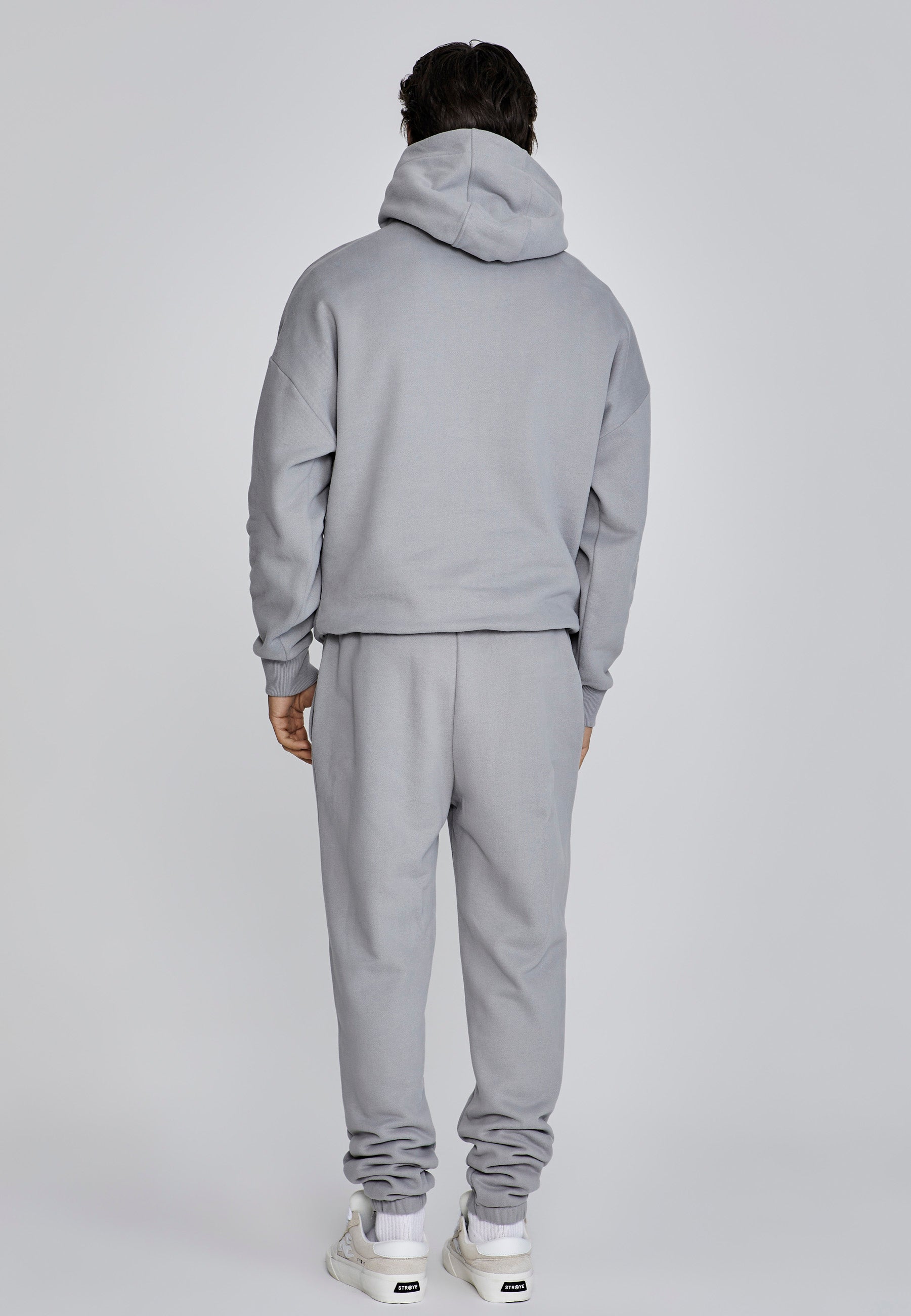 Relaxed Fit Joggers in Grey Pantalons SikSilk