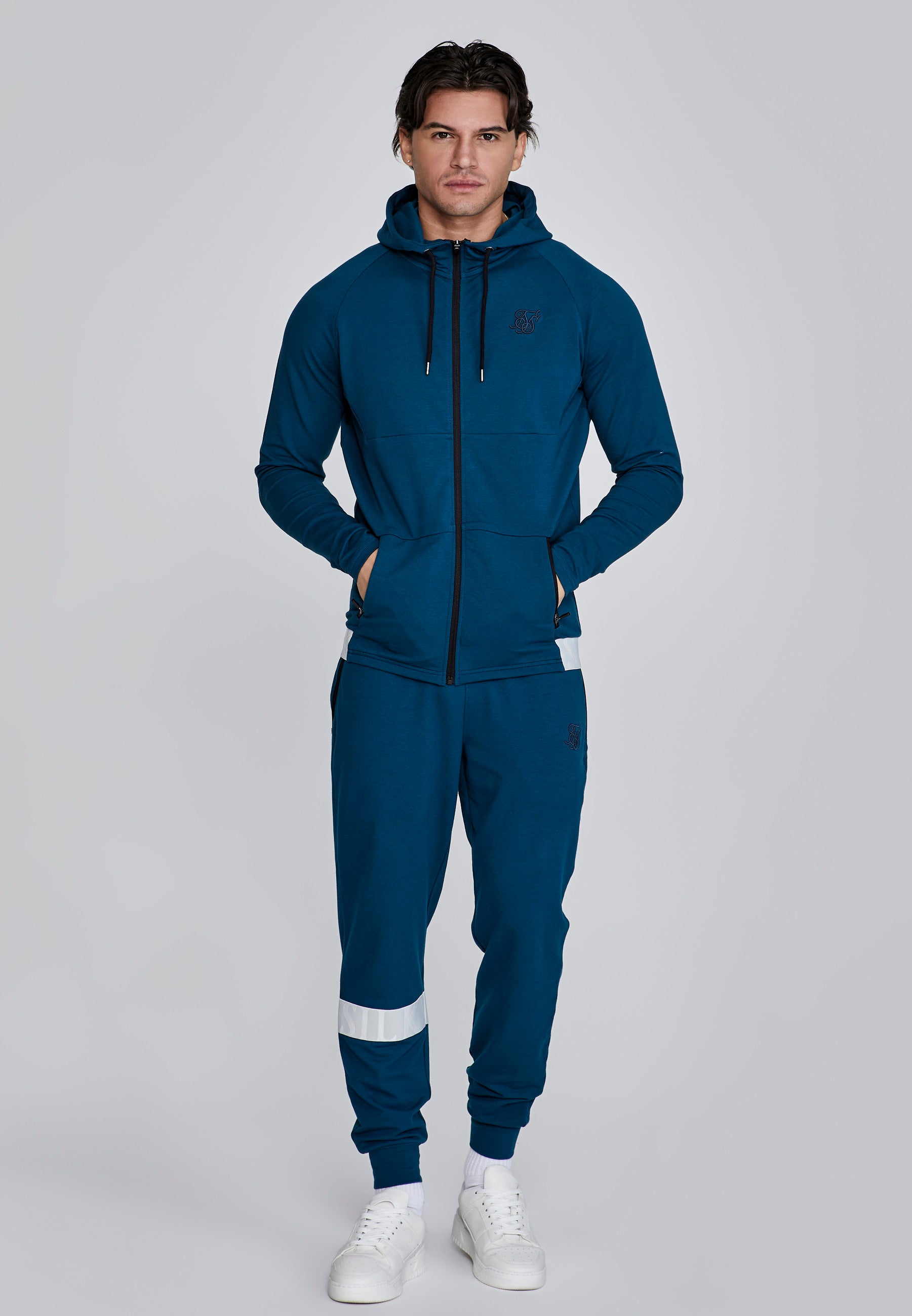 Dynamic Joggers in Blue Pantalon SikSilk
