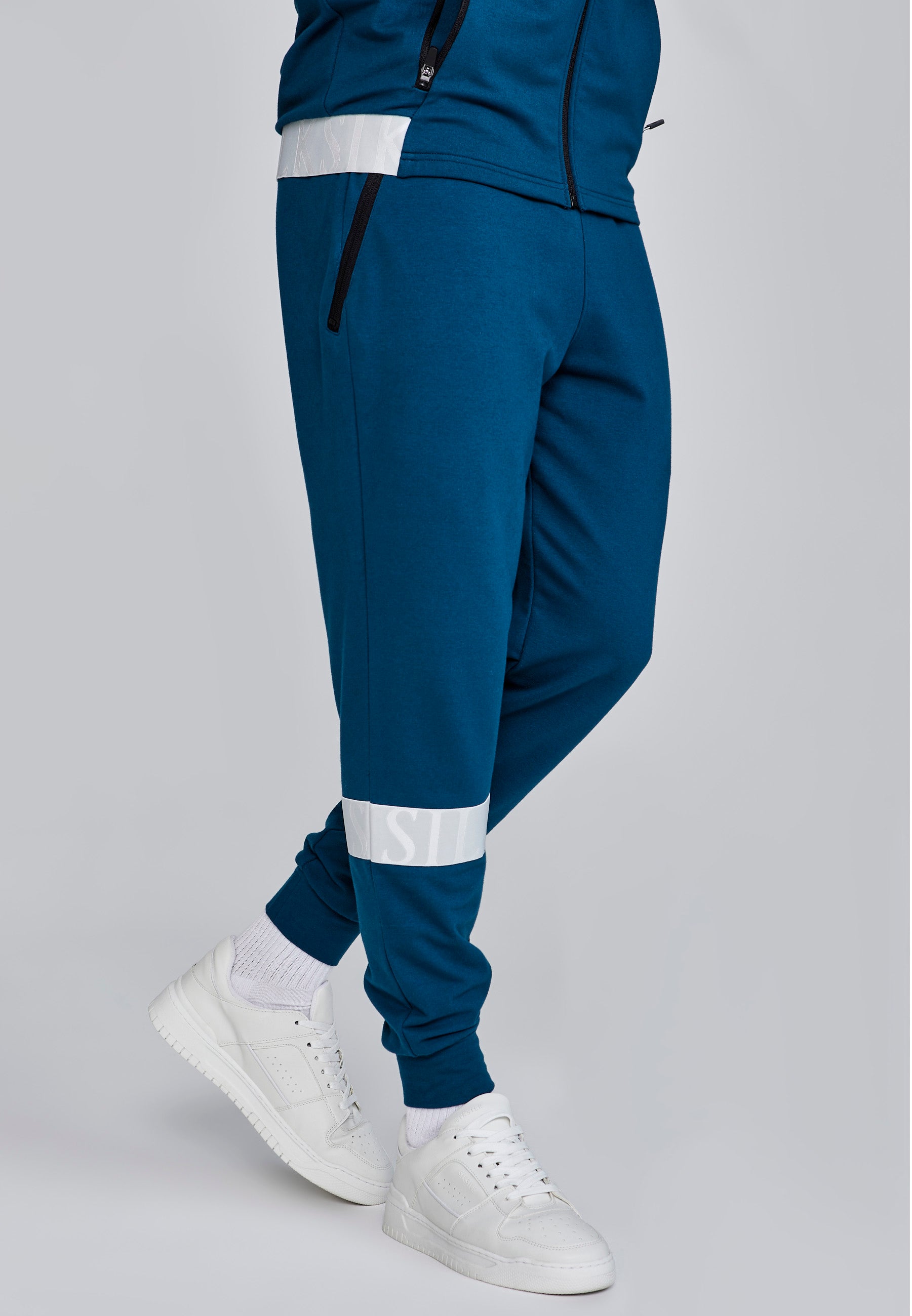 Dynamic Joggers in Blue Pantalon SikSilk