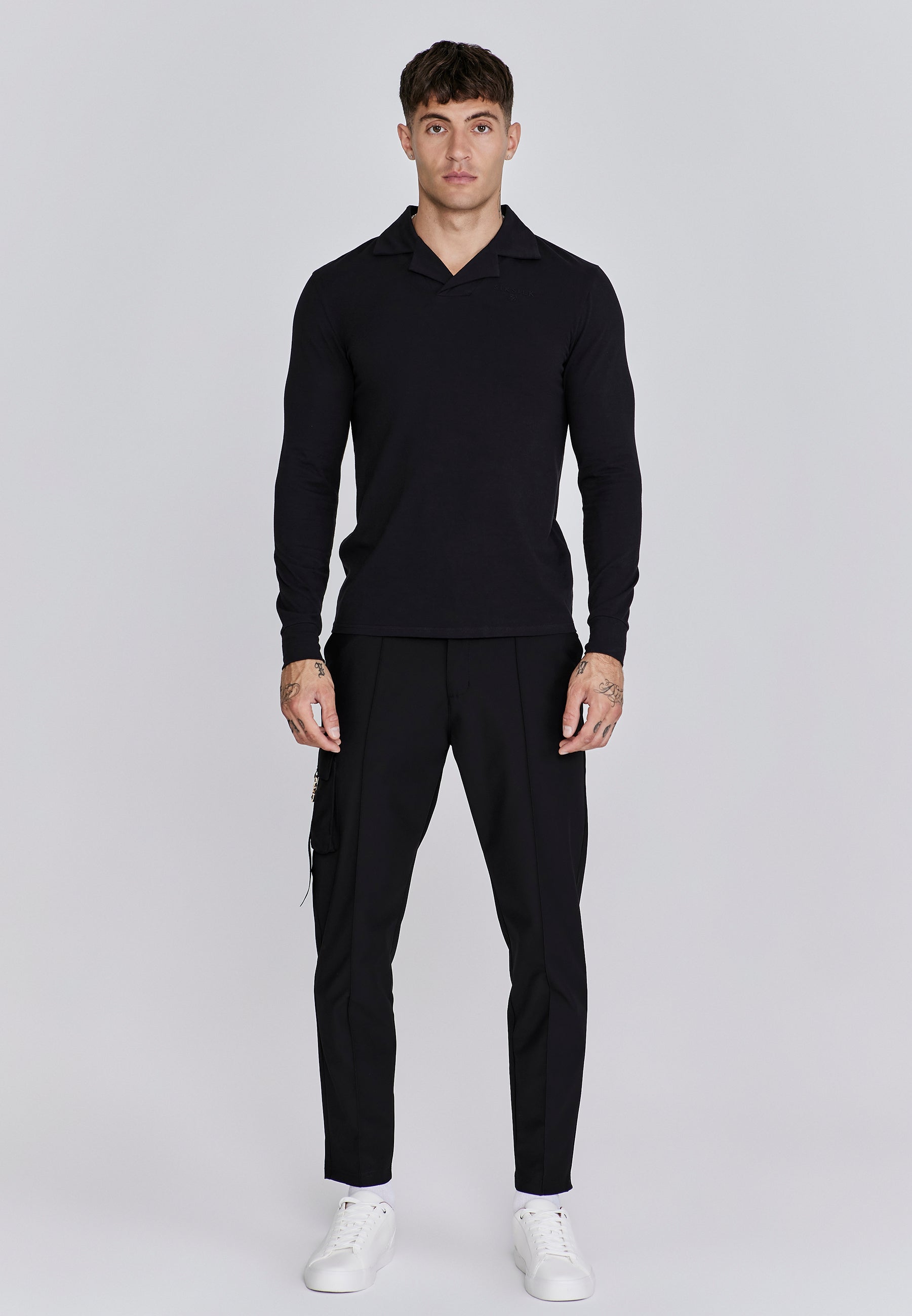 Flight Cargo Pant in Black Pantalons SikSilk