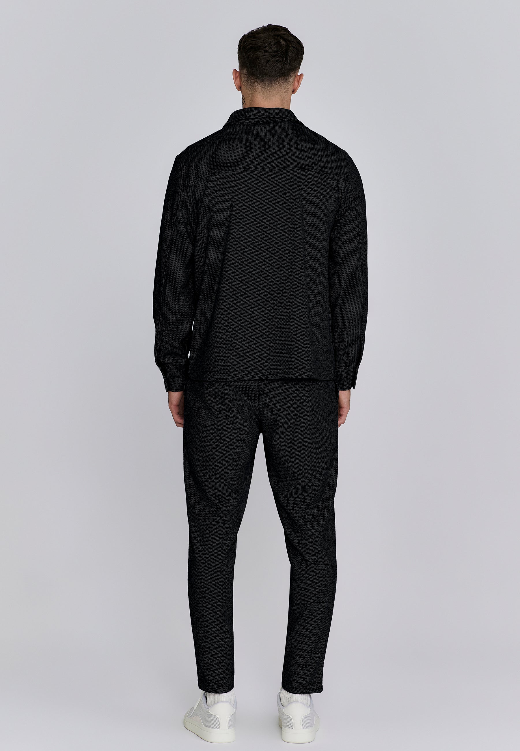 Smart Overshirt in Black Chemises SikSilk