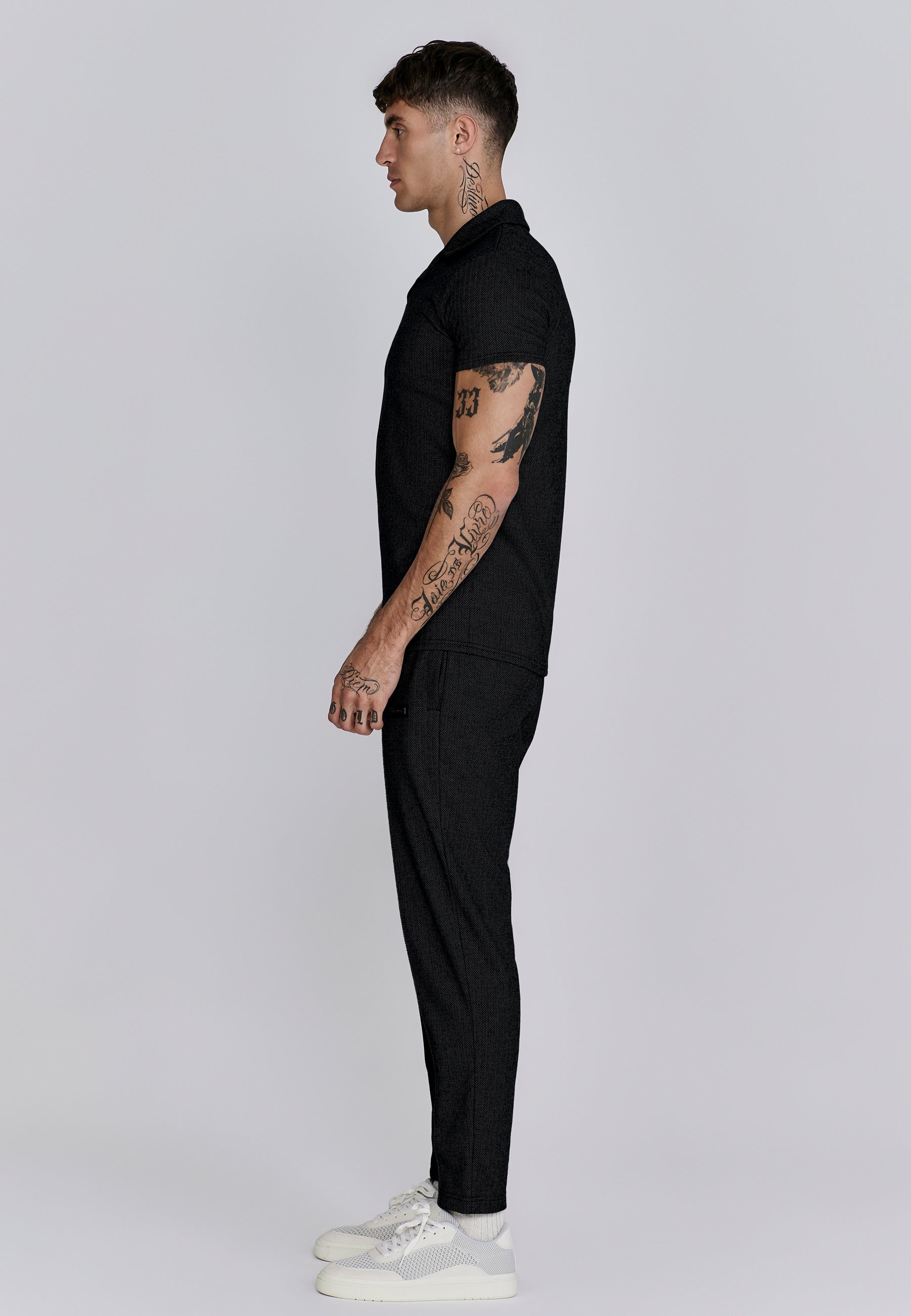 T-shirt Smart en Black T-shirts SikSilk