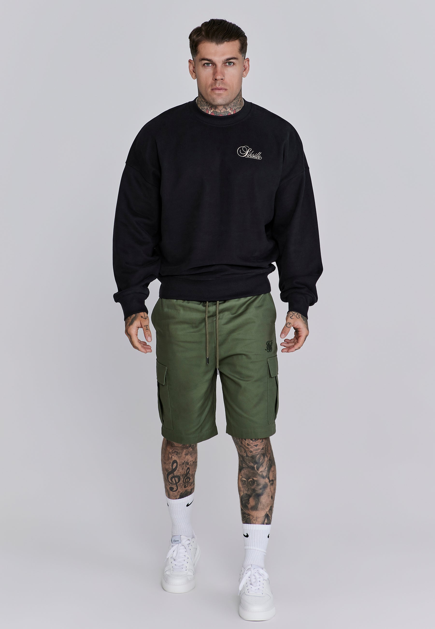 Short Cargo dans Green Short SikSilk