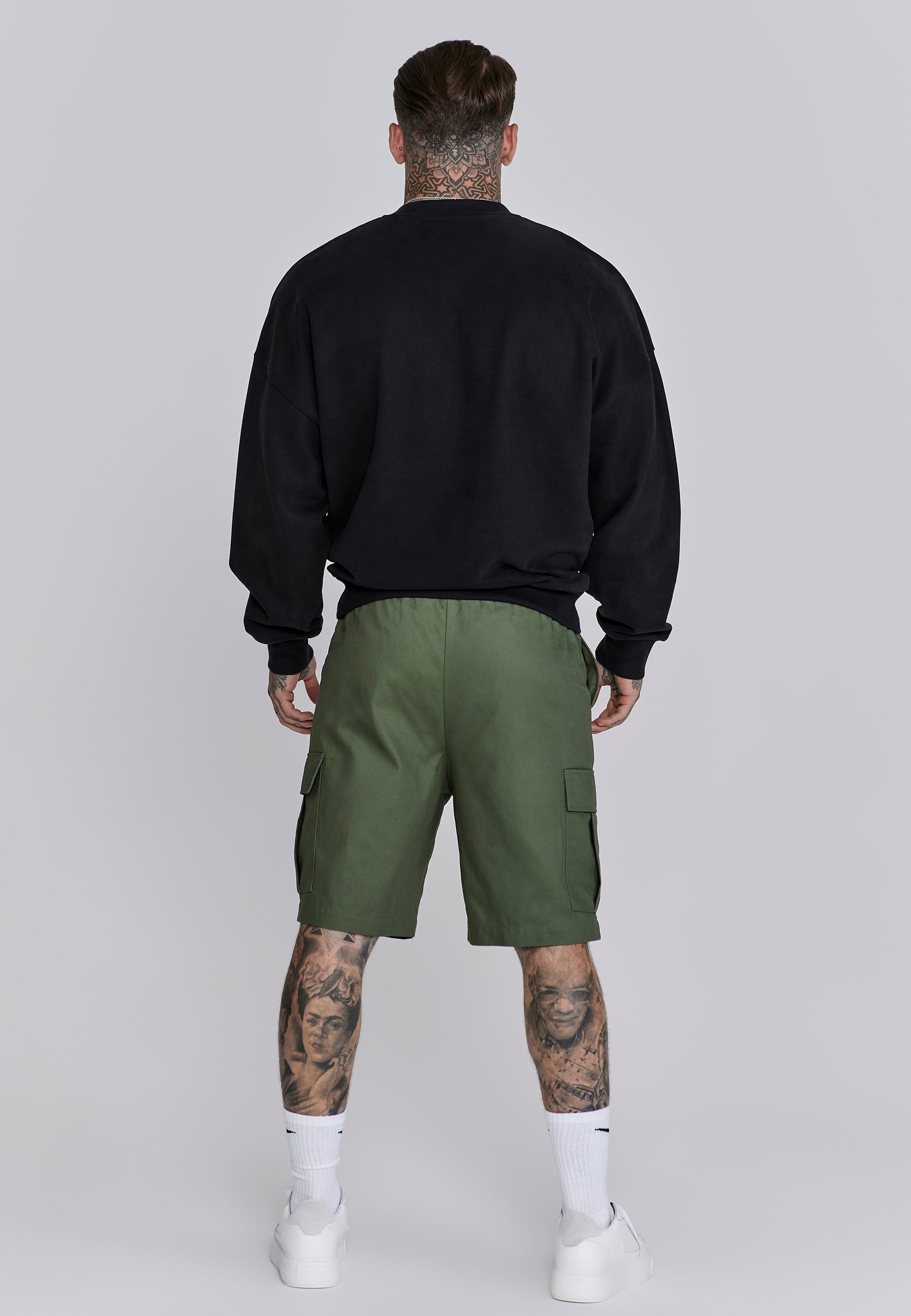 Short Cargo dans Green Short SikSilk