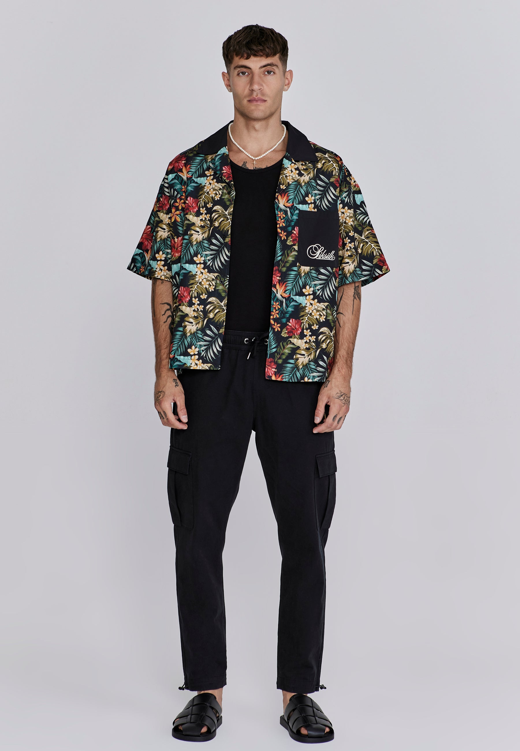 Resort Shirt in Multi Chemises SikSilk