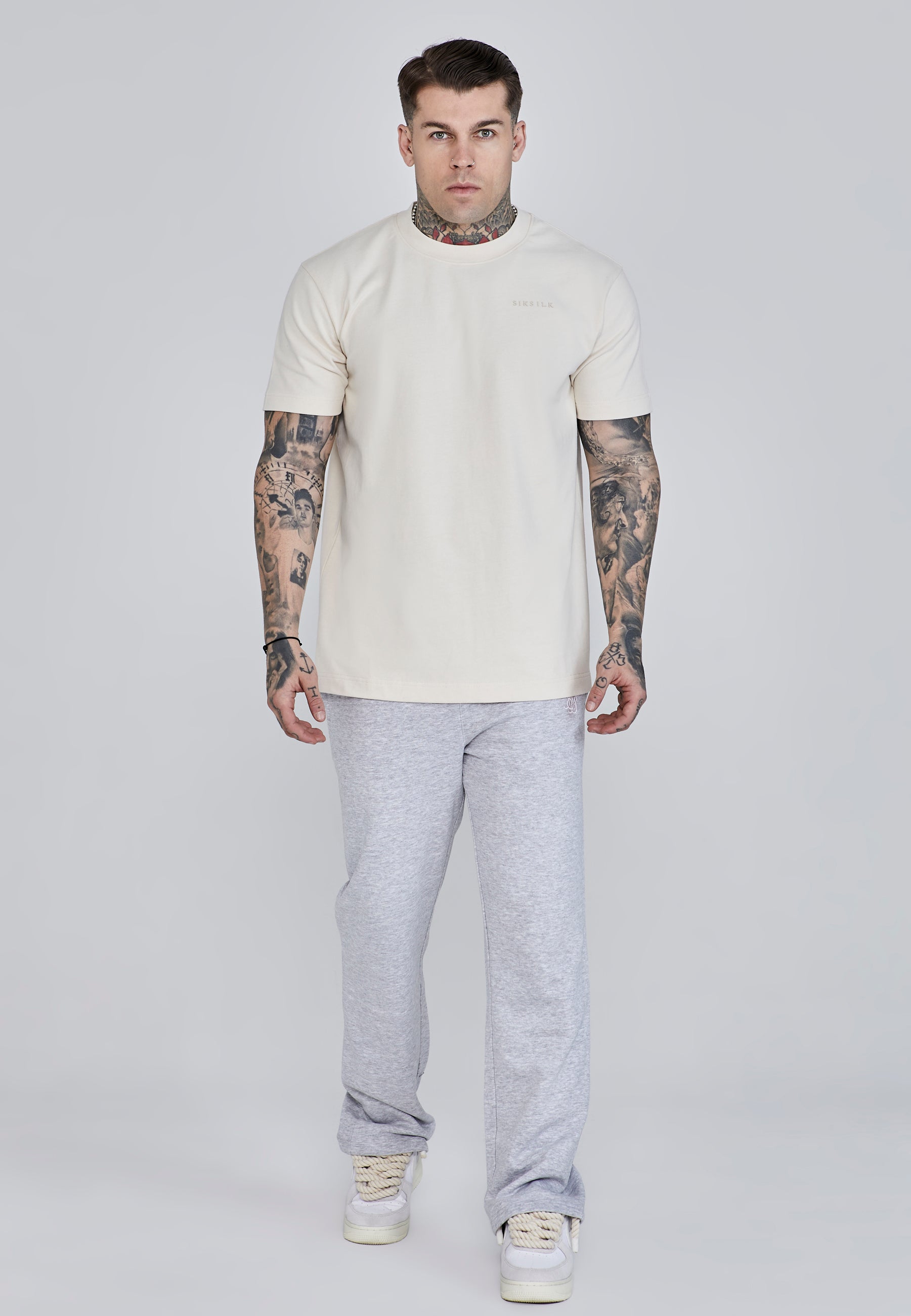 T-shirt Filigree en écru T-shirts SikSilk