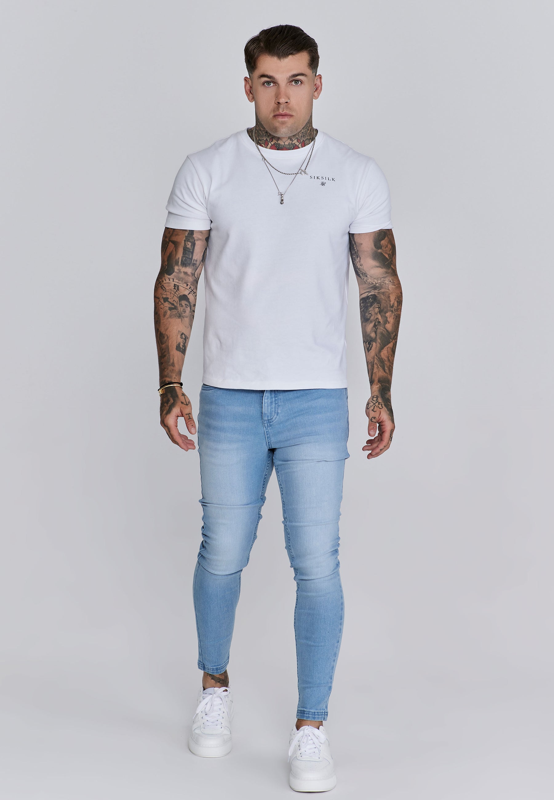 Jeans skinny en bleu Jeans SikSilk