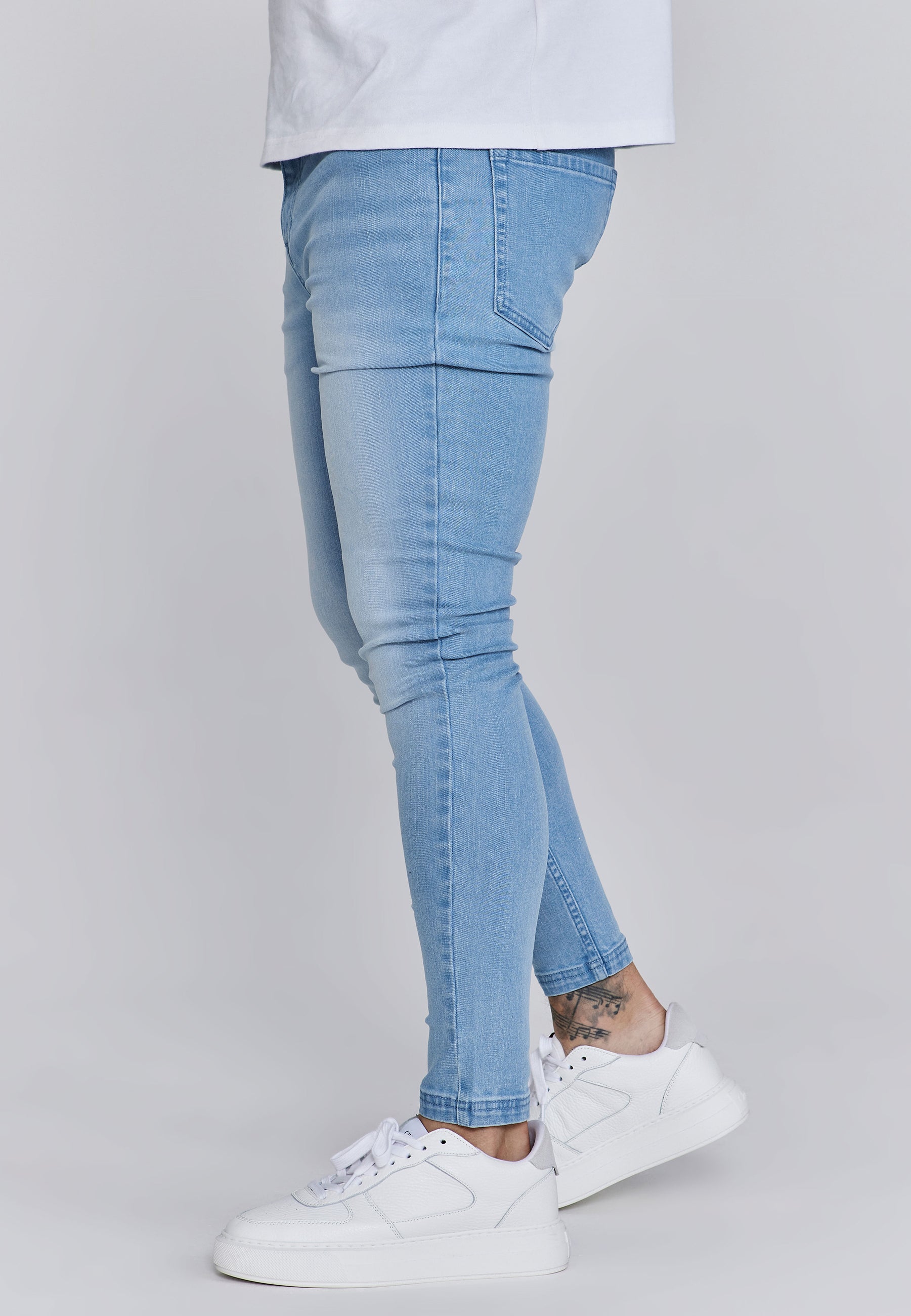 Jeans skinny en bleu Jeans SikSilk