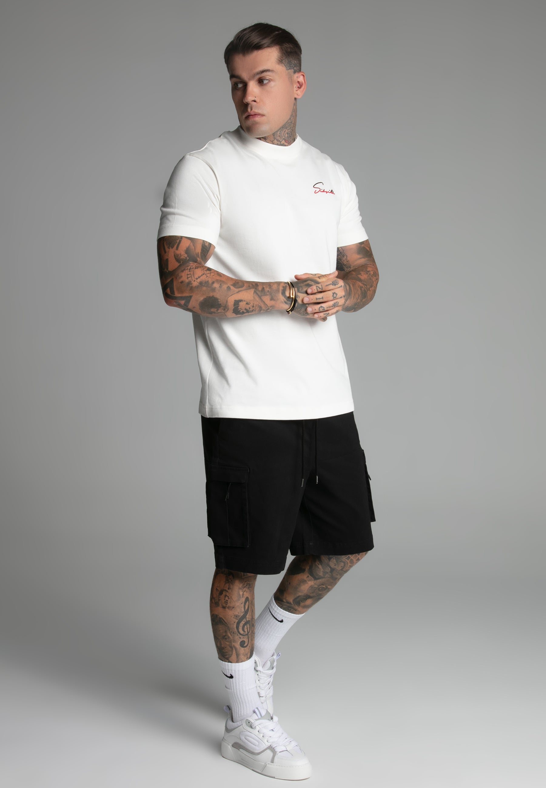 T-shirt Signature en écru T-shirts SikSilk