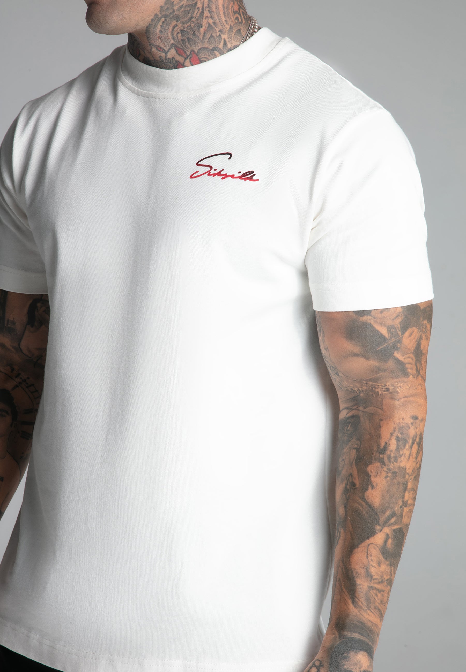 T-shirt Signature en écru T-shirts SikSilk