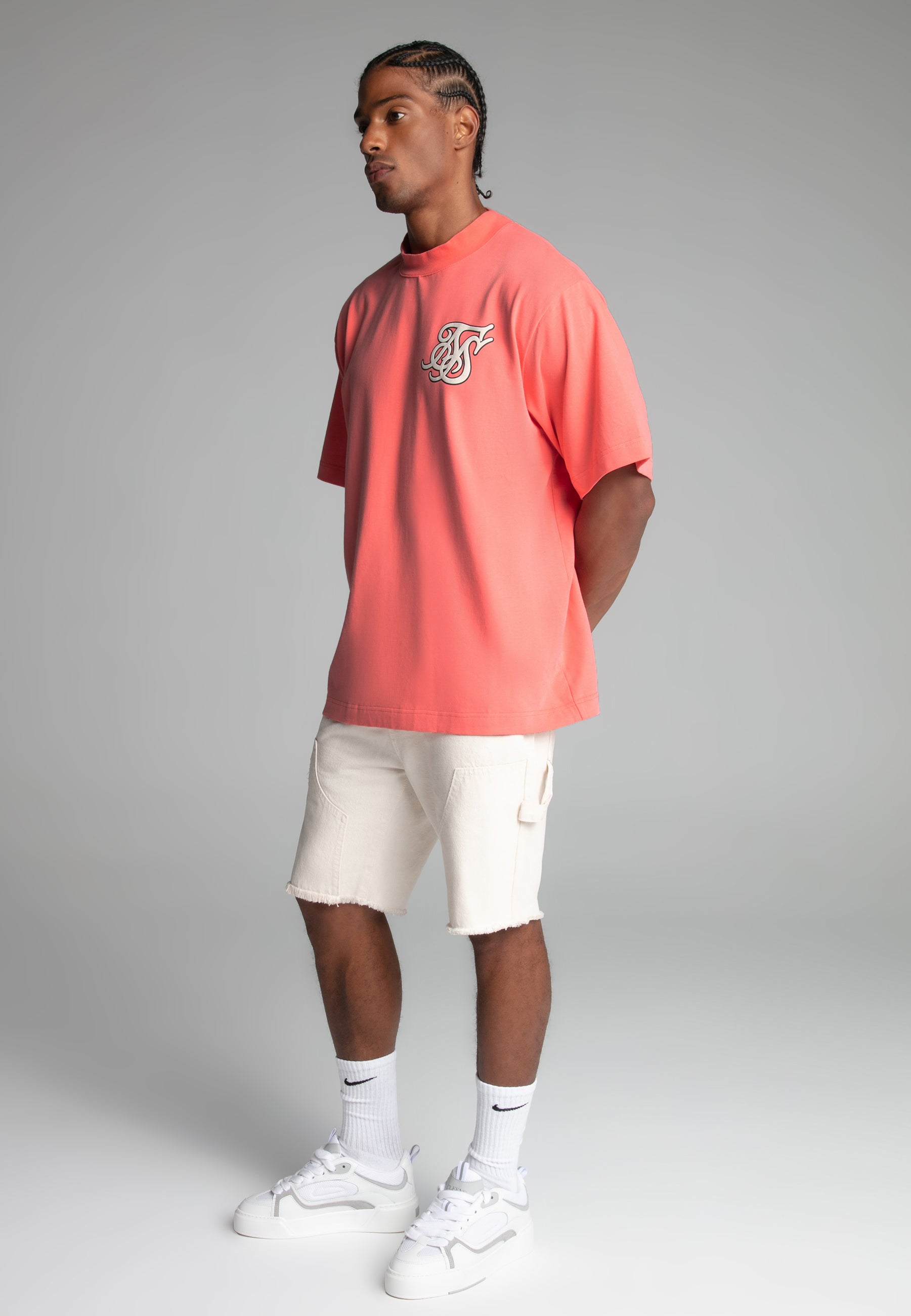 Logo T-shirt rose T-shirts SikSilk