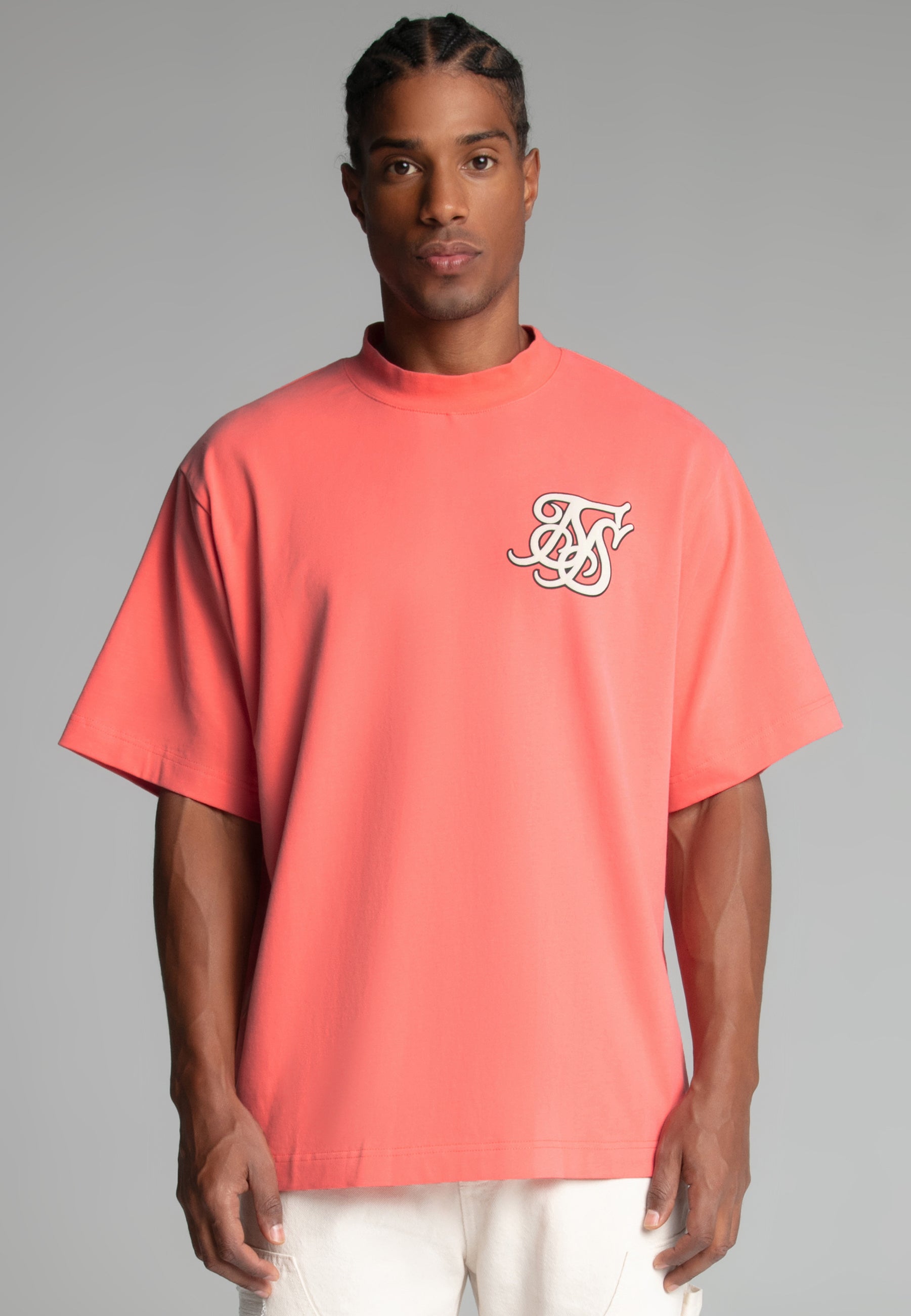 Logo T-shirt rose T-shirts SikSilk