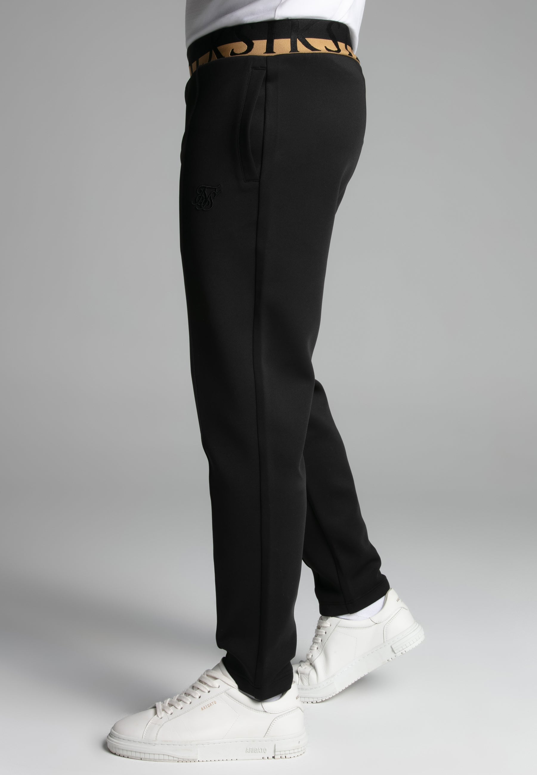 Smart Joggers in Black Pantalon SikSilk