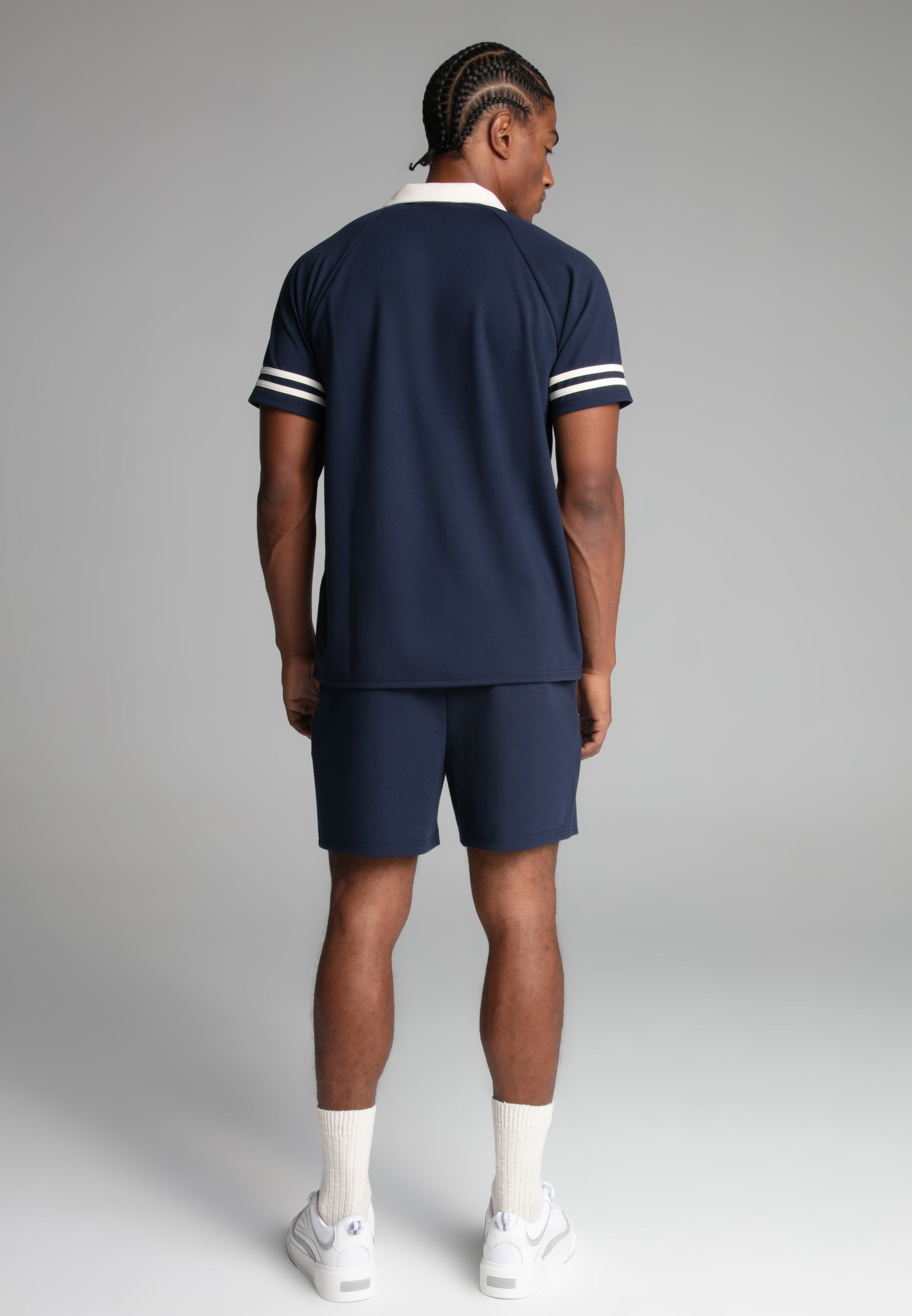 Short rétro en Navy Short SikSilk