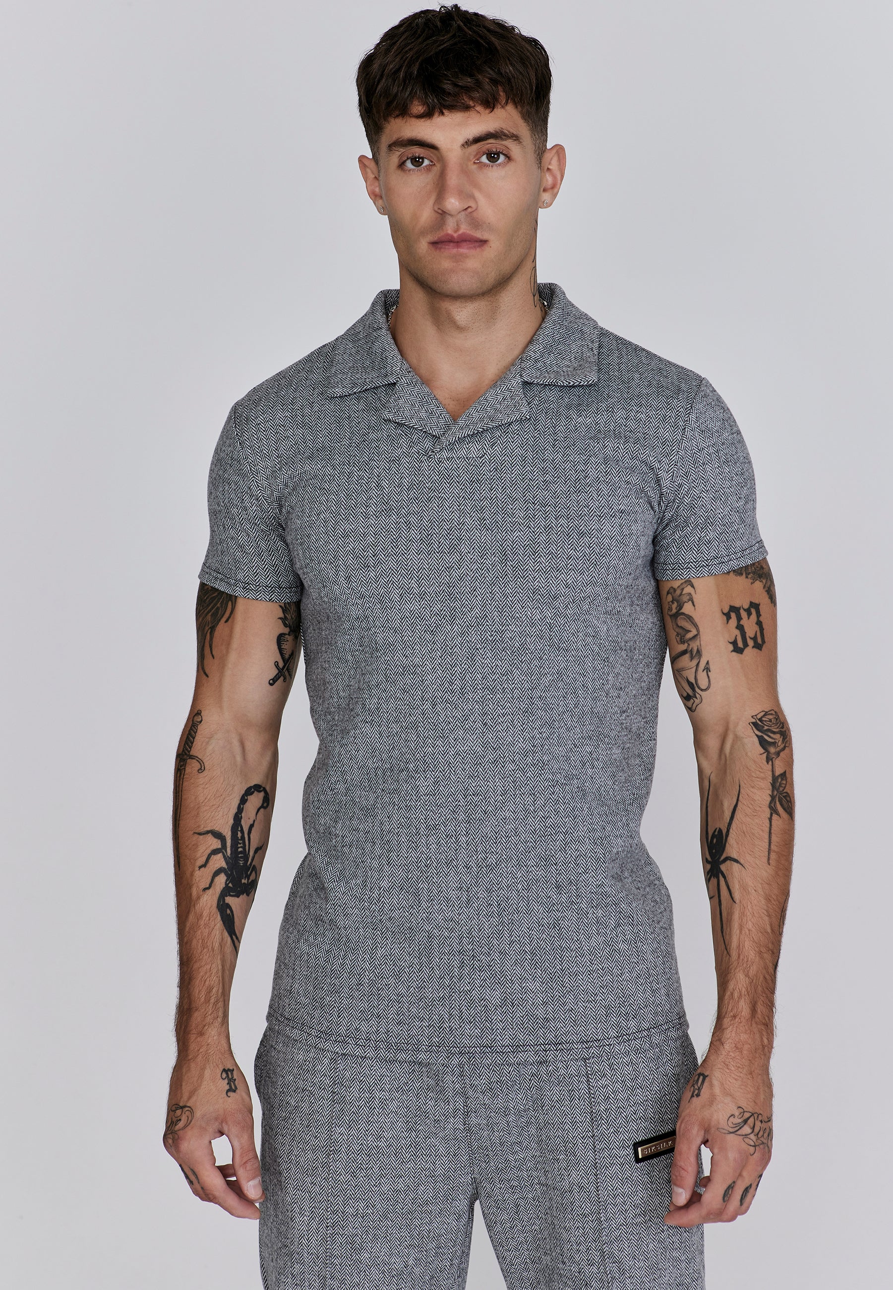 T-shirt Smart en Grey T-shirts SikSilk