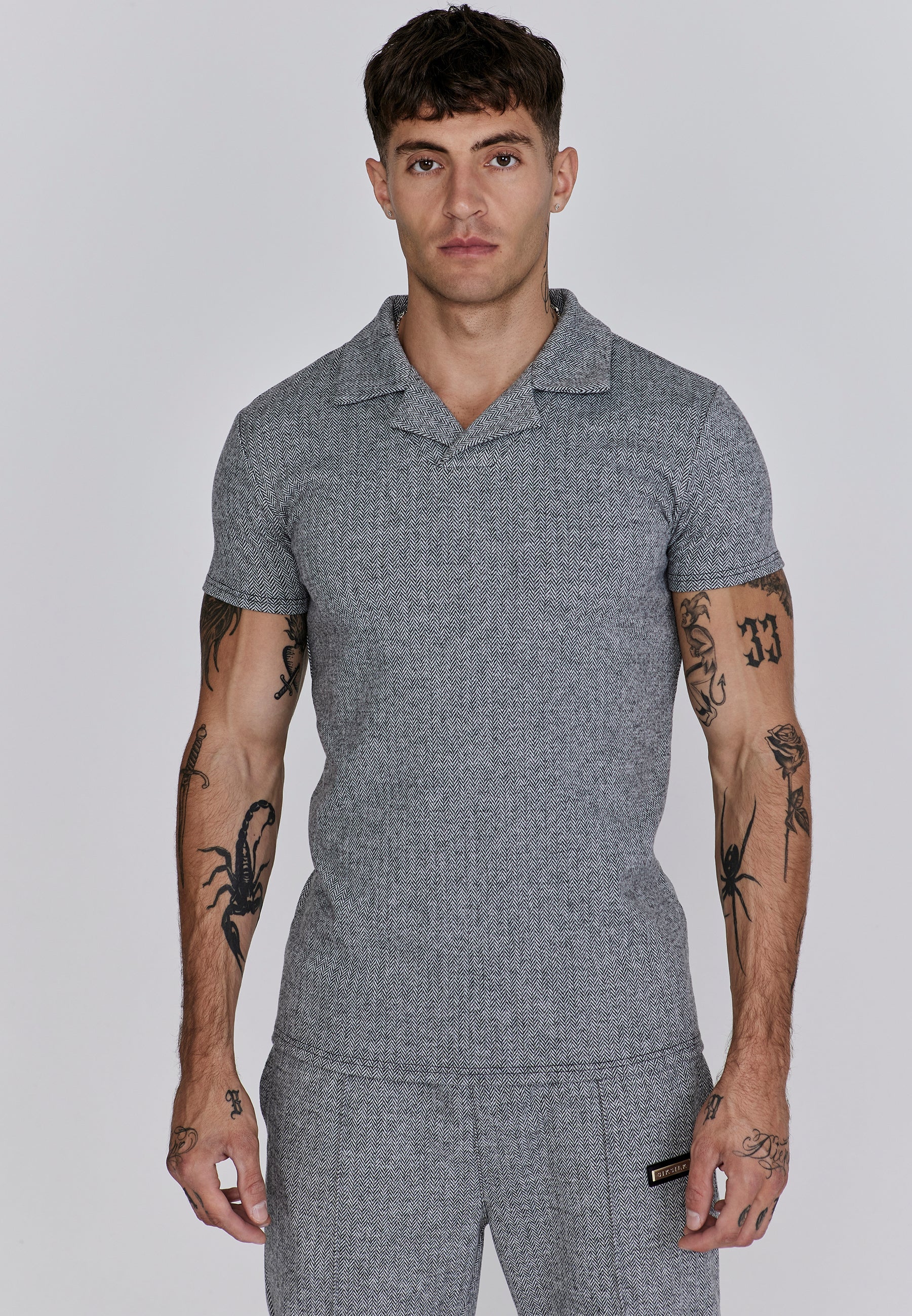 T-shirt Smart en Grey T-shirts SikSilk