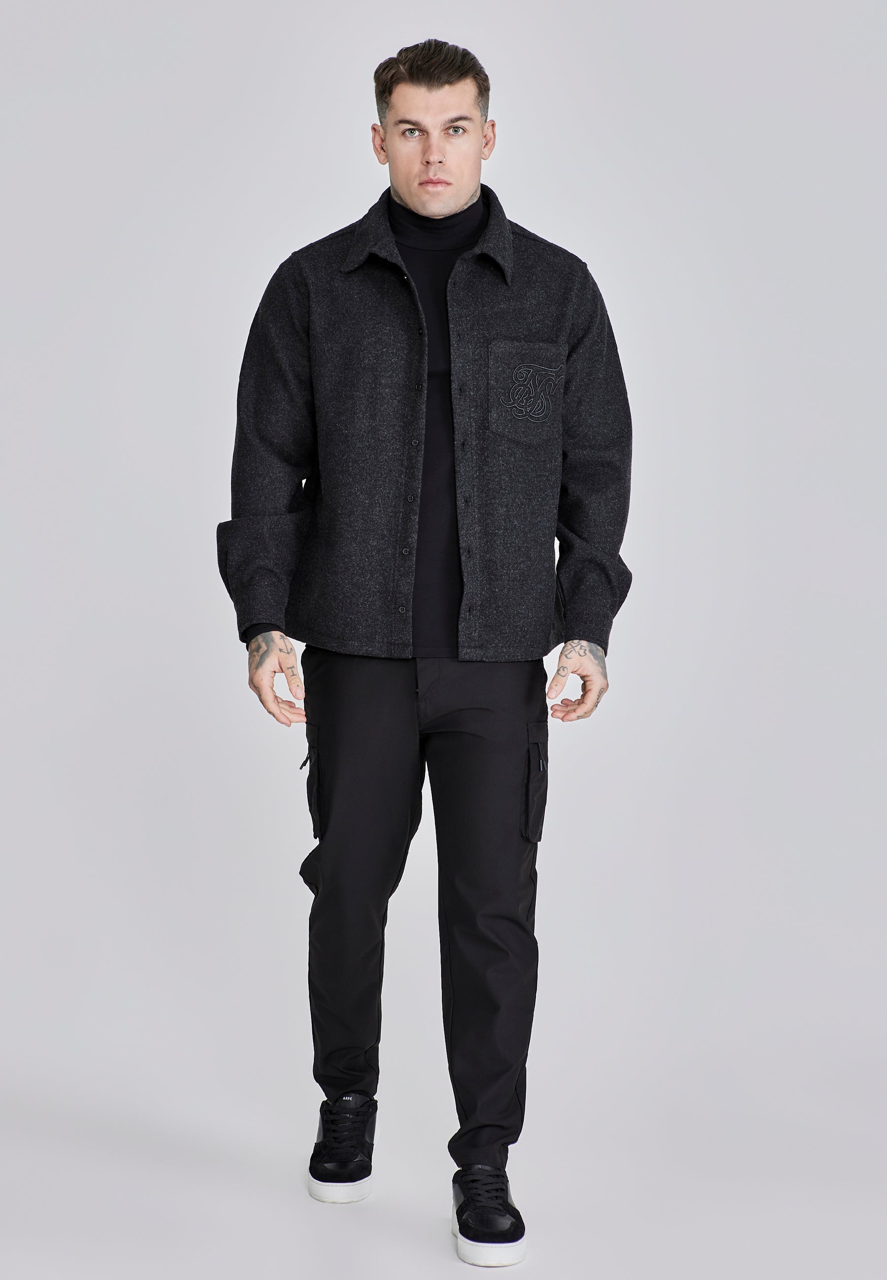 Survêtement in Dark Grey Chemises SikSilk