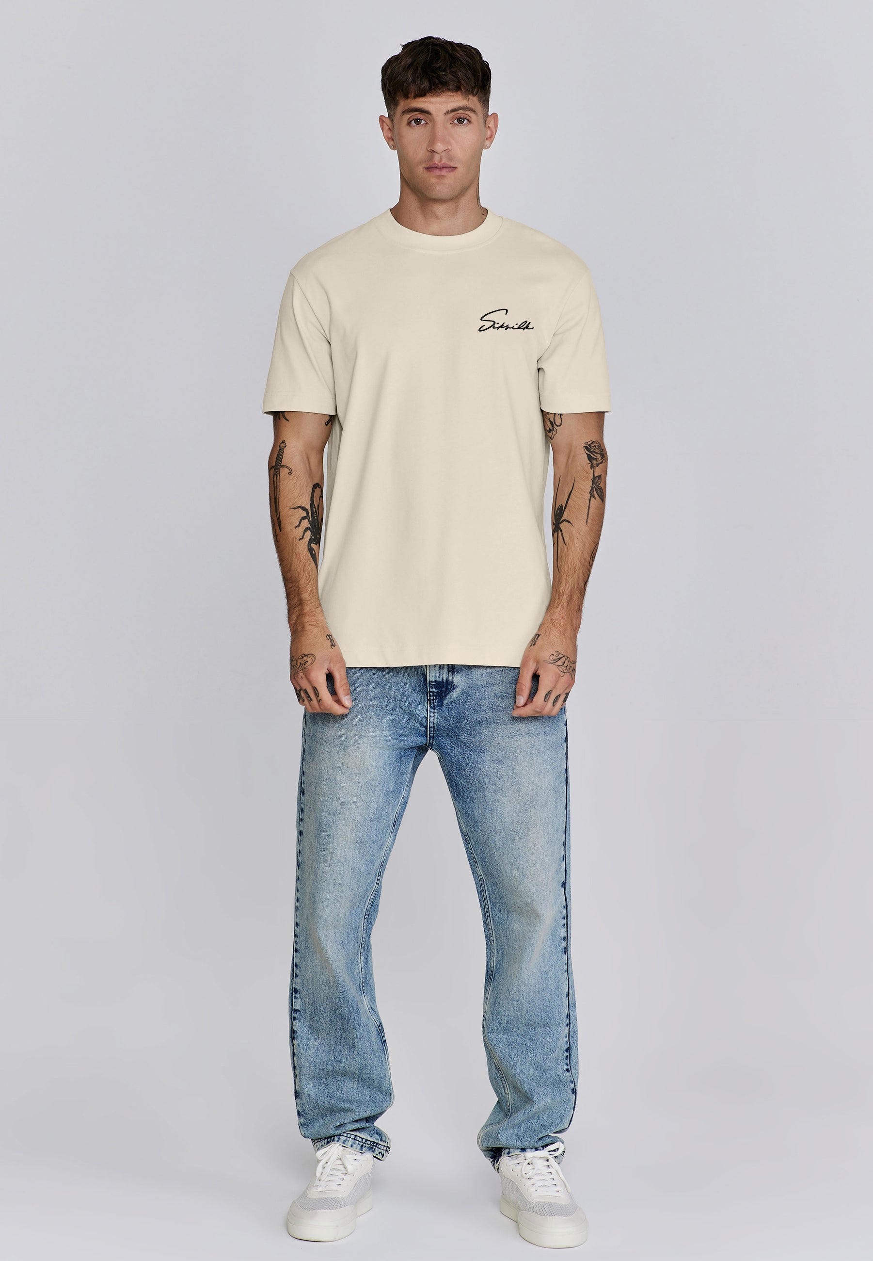 T-shirt Signature en écru T-shirts SikSilk