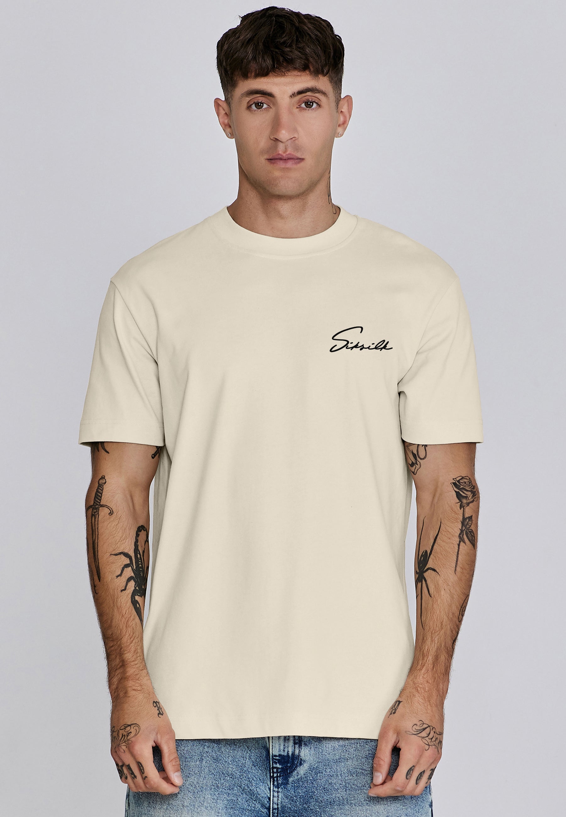 T-shirt Signature en écru T-shirts SikSilk