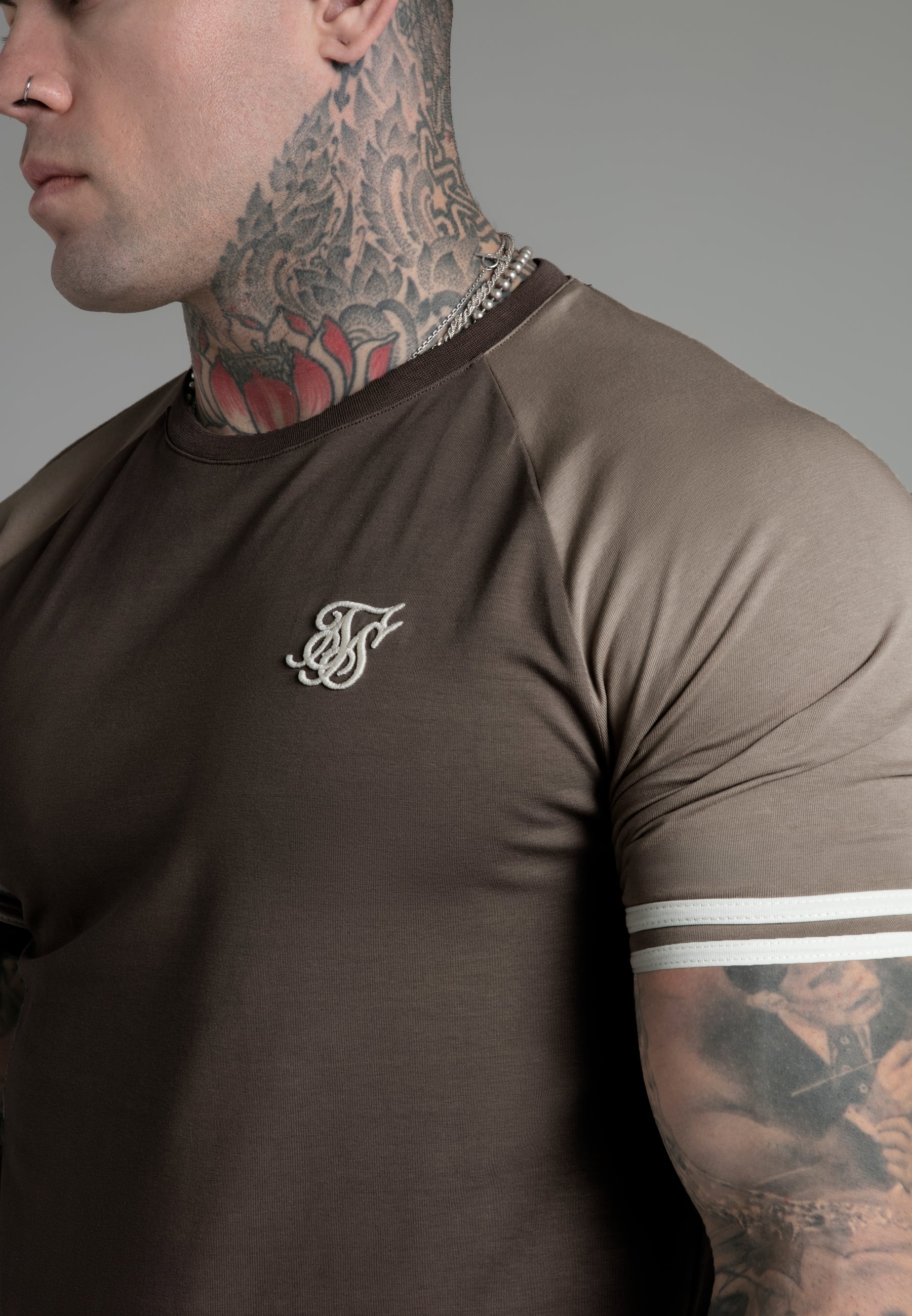 T-shirt Tournament en Marron T-shirts SikSilk