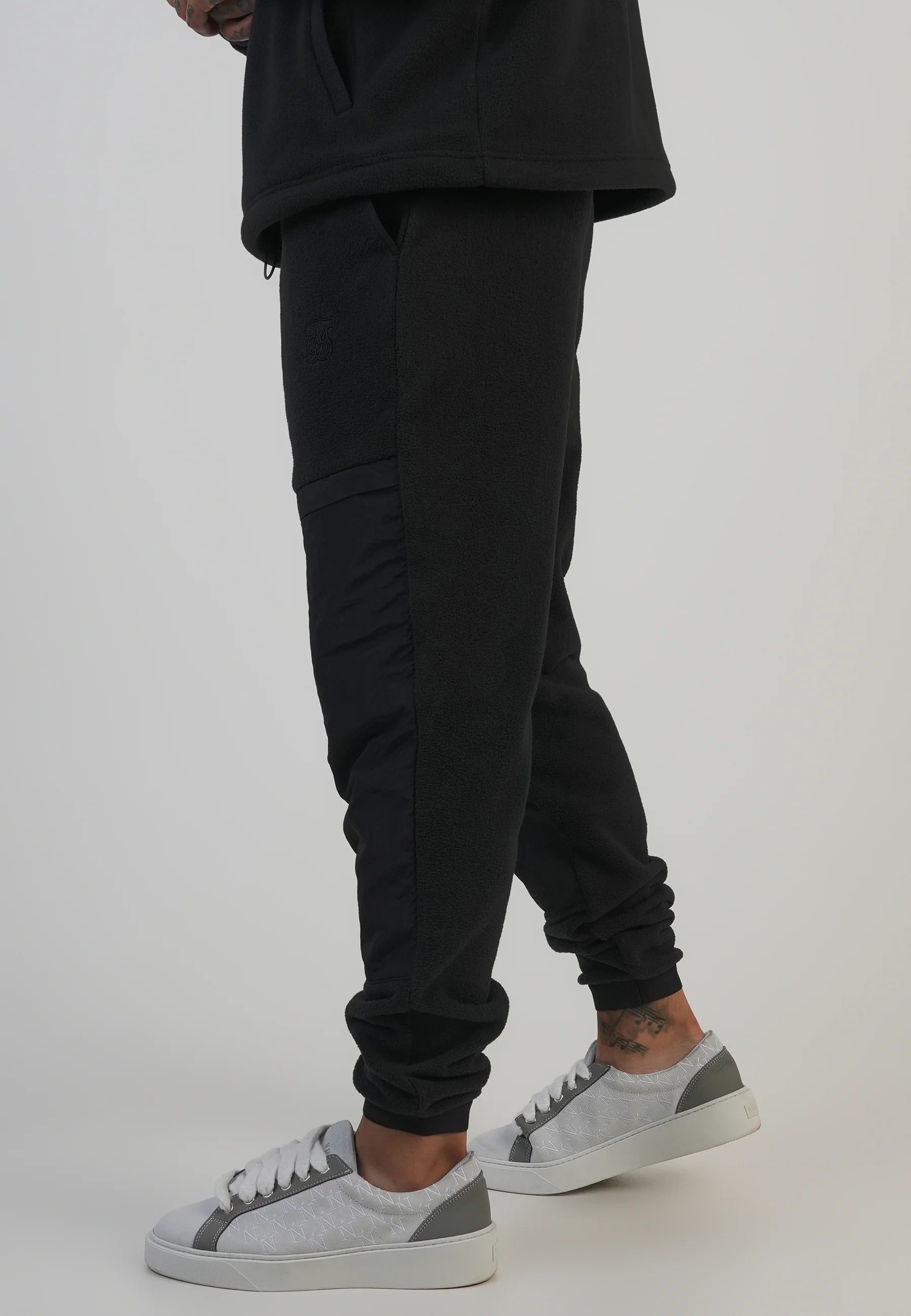 Polar Fleece Joggers en noir