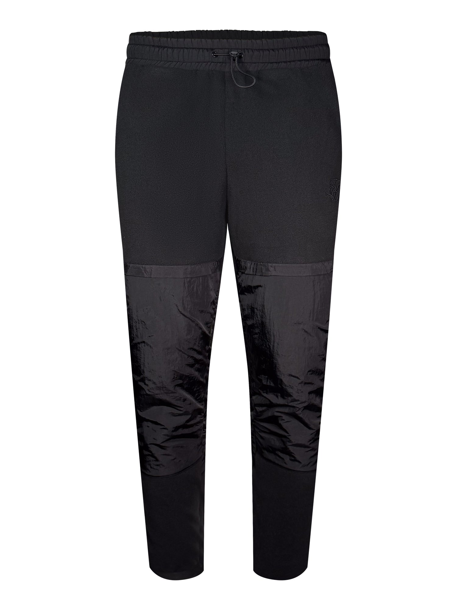 Polar Fleece Joggers in Black Pantalon SikSilk