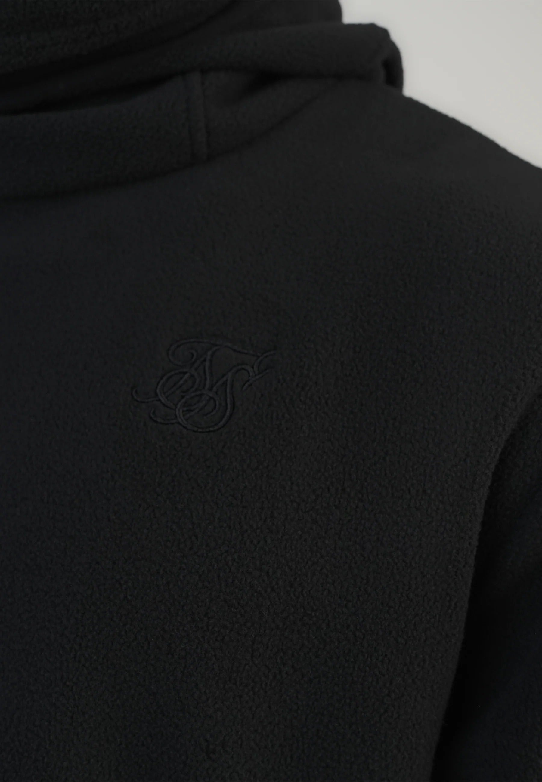 Sweat à capuche Polar Fleece en noir