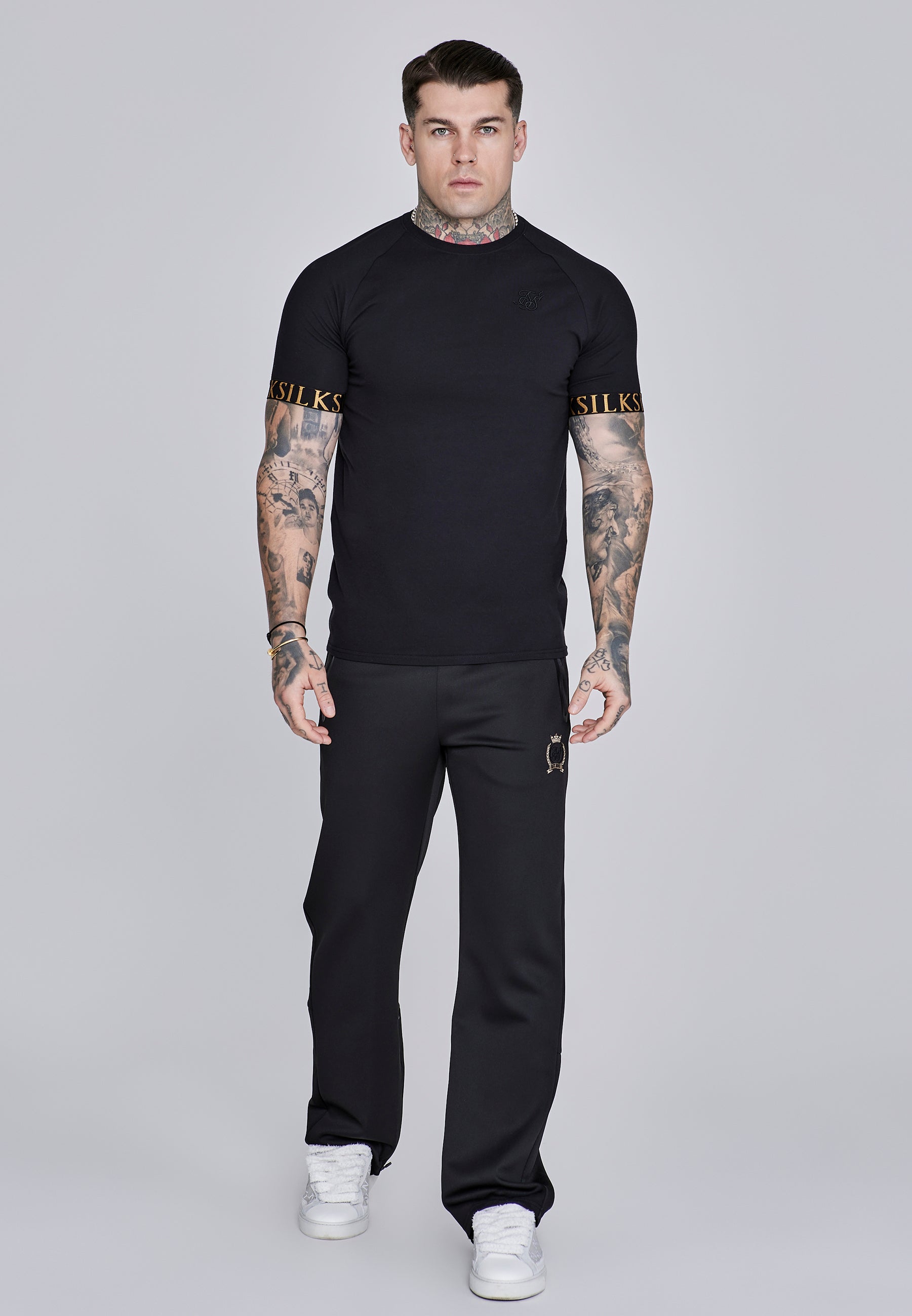 Track Pants in Black Pantalons SikSilk