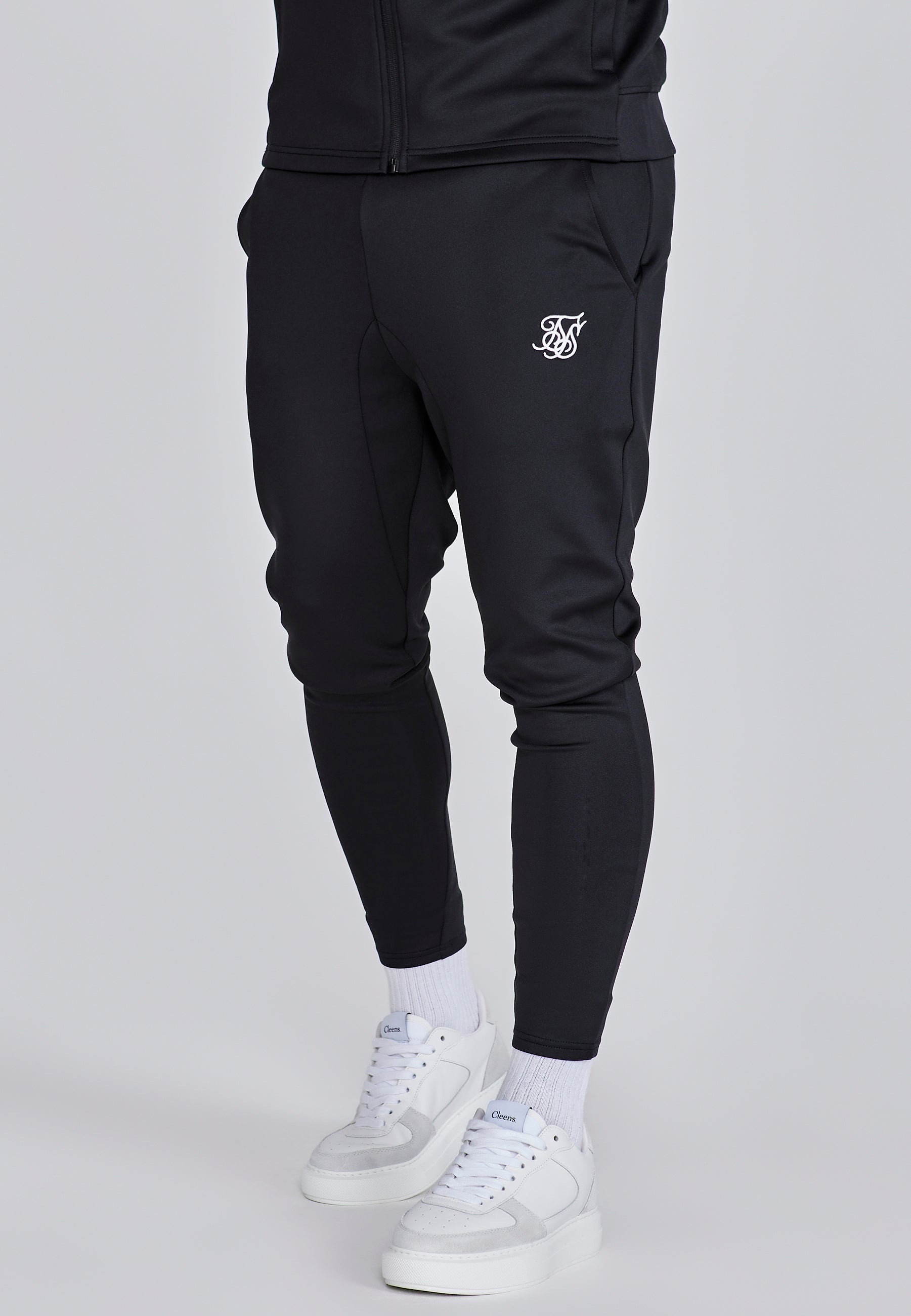 Ensemble Hoodie et Joggers en Noir Sets SikSilk