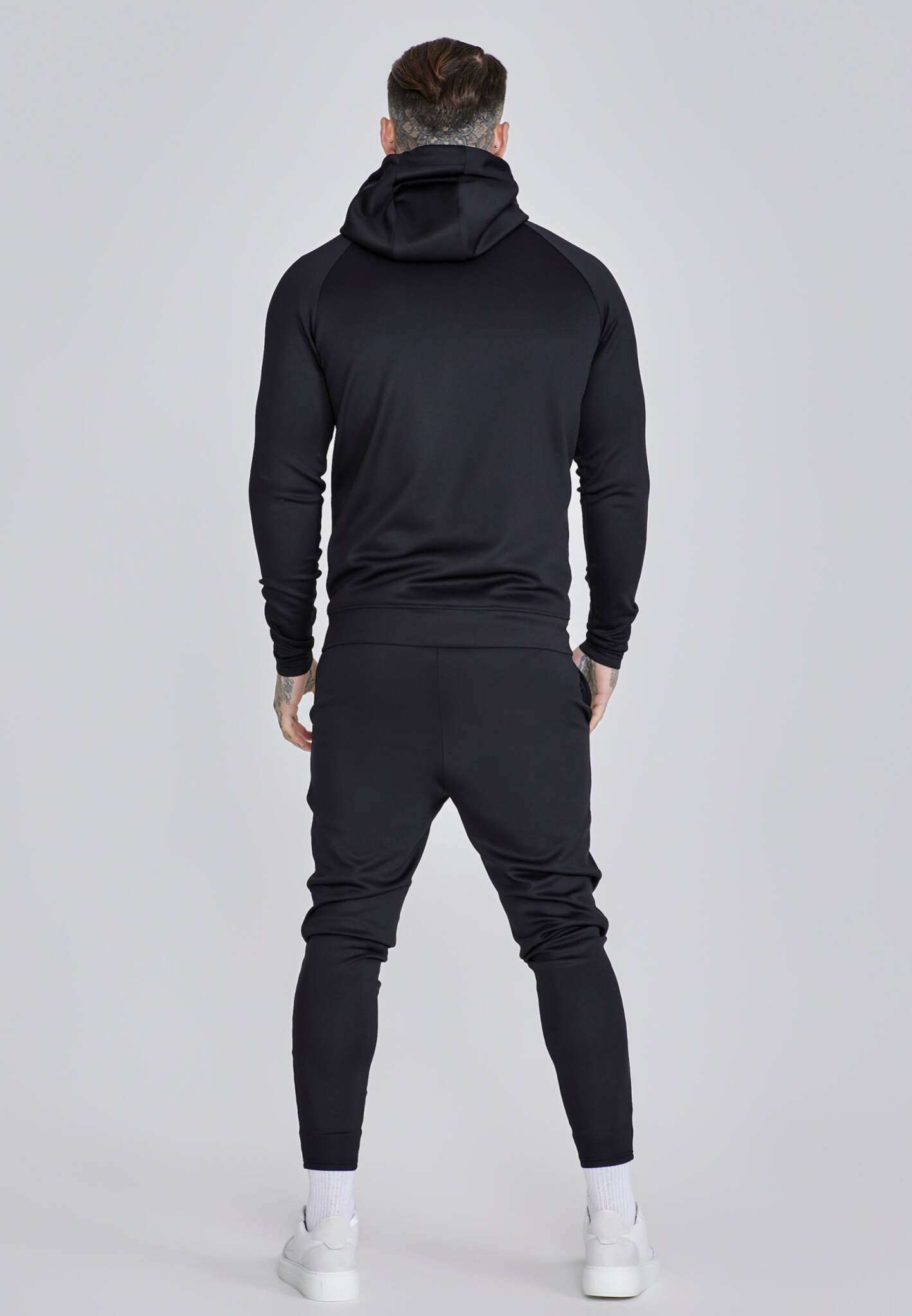Ensemble Hoodie et Joggers en Noir Sets SikSilk