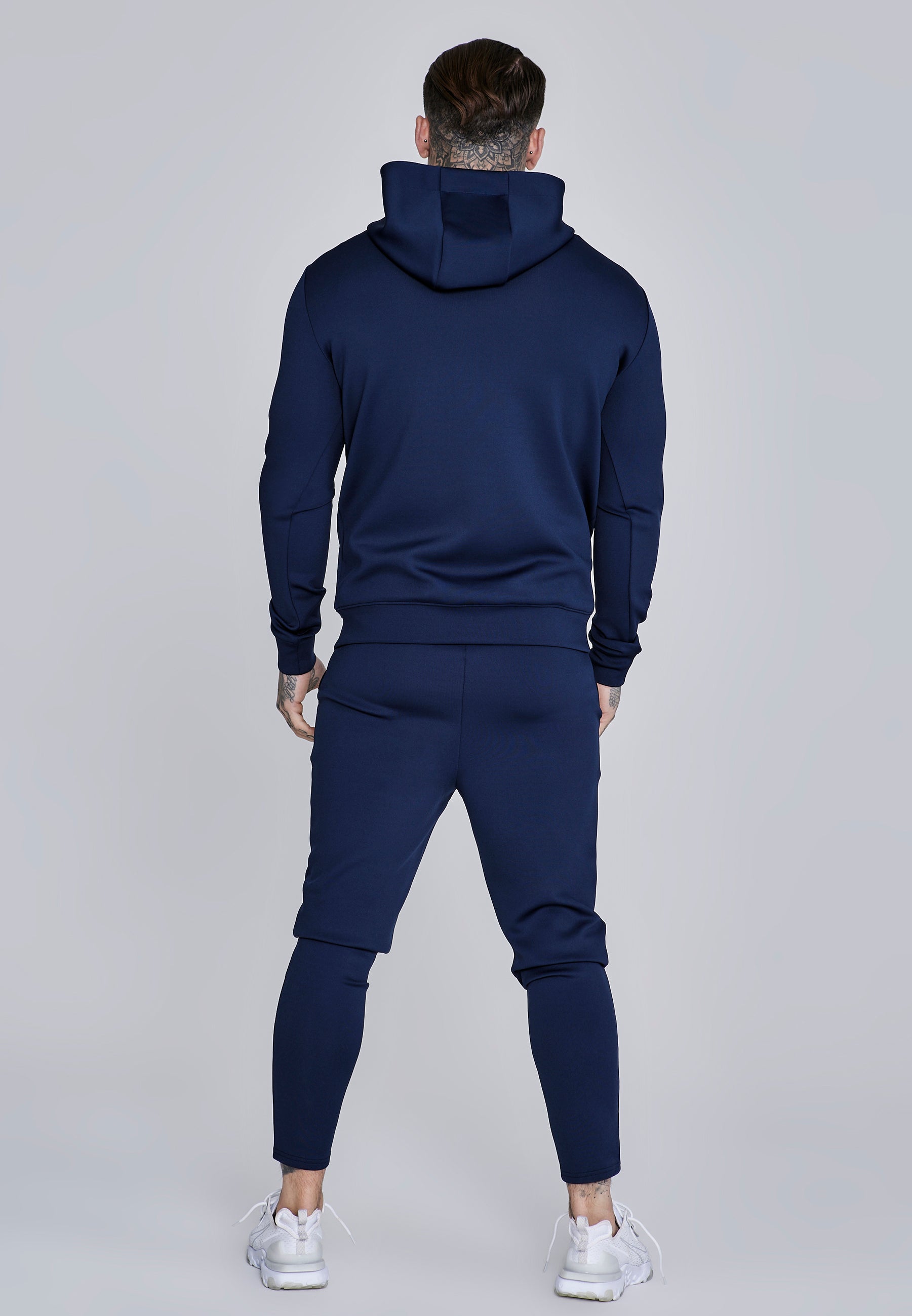 Sweat à capuche Essentials Poly Navy SikSilk