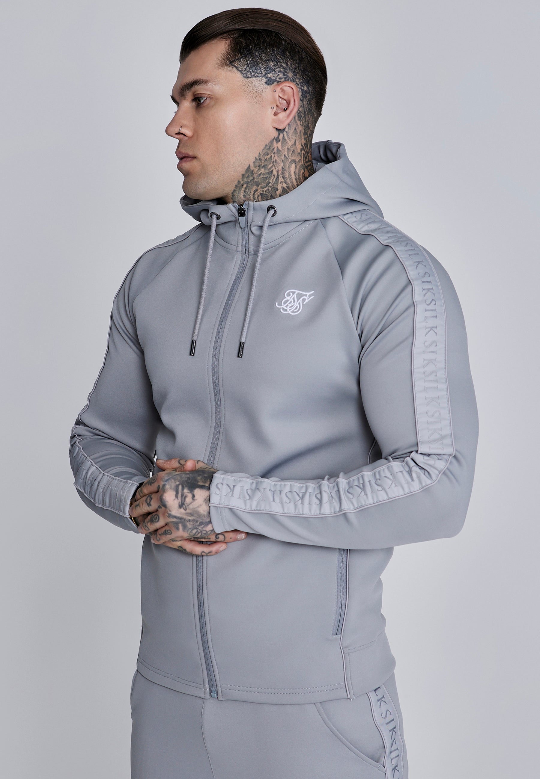 Hoodie And Joggers Set in Grey
