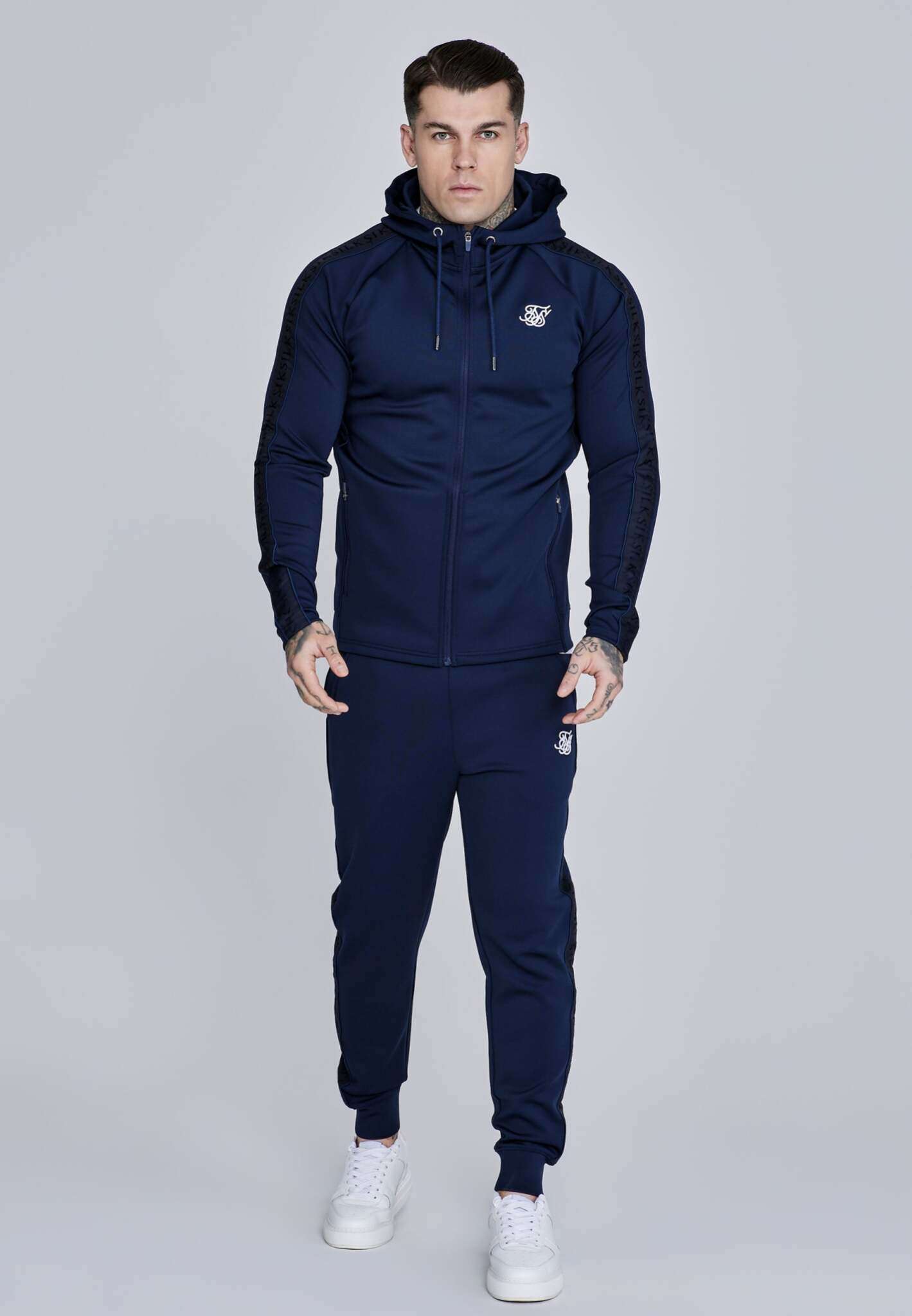 Ensemble Hoodie And Joggers à Marine Sets SikSilk