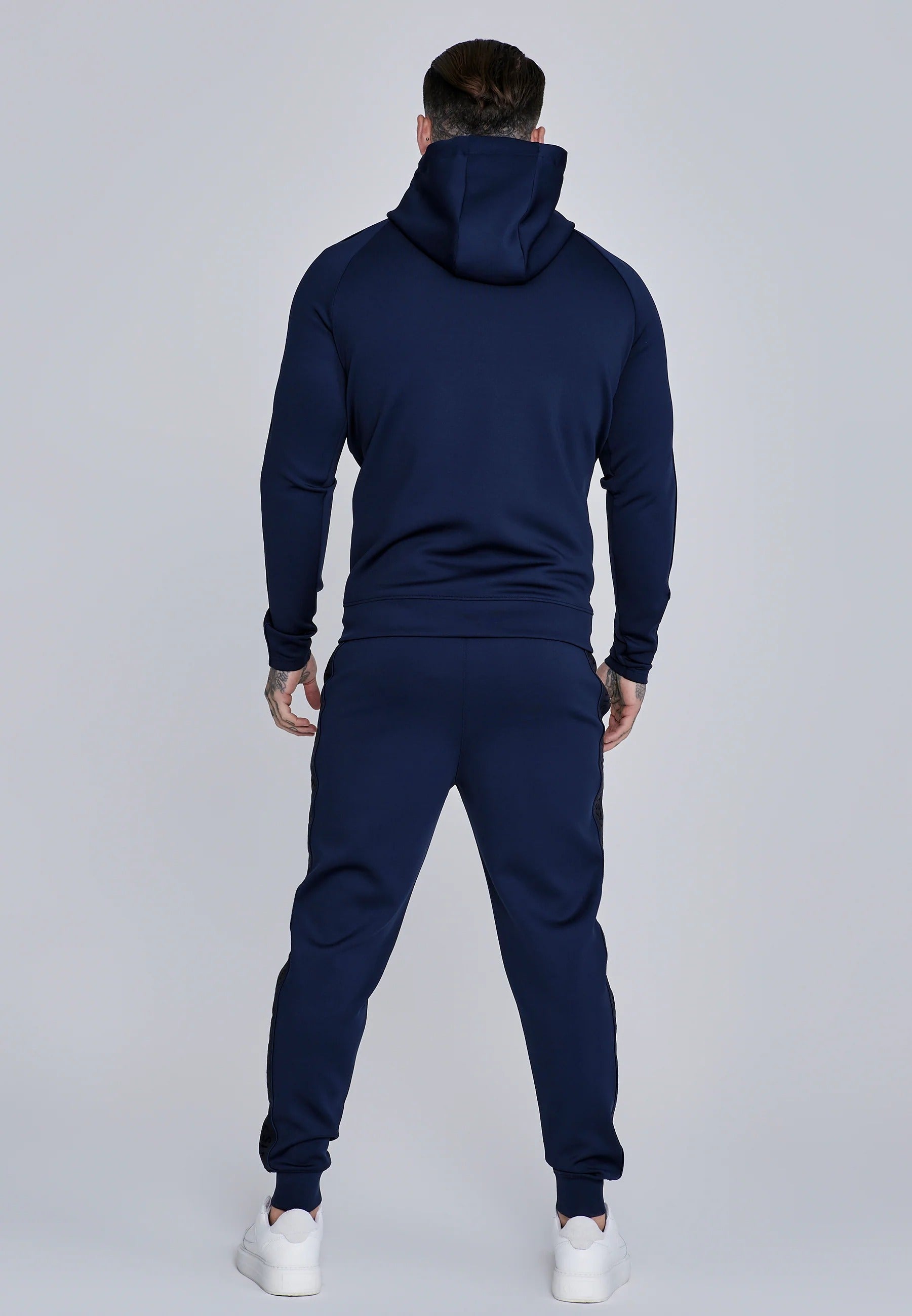 Ensemble sweat à capuche et jogging en bleu marine