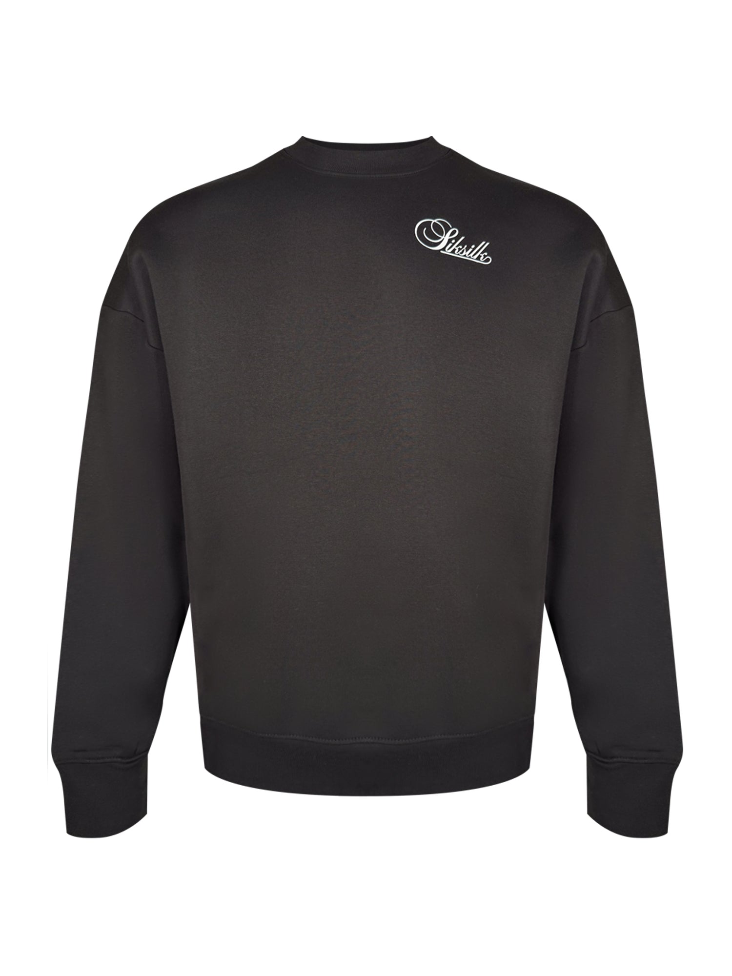 Essentials Sweater in Black Sweatshirts SikSilk