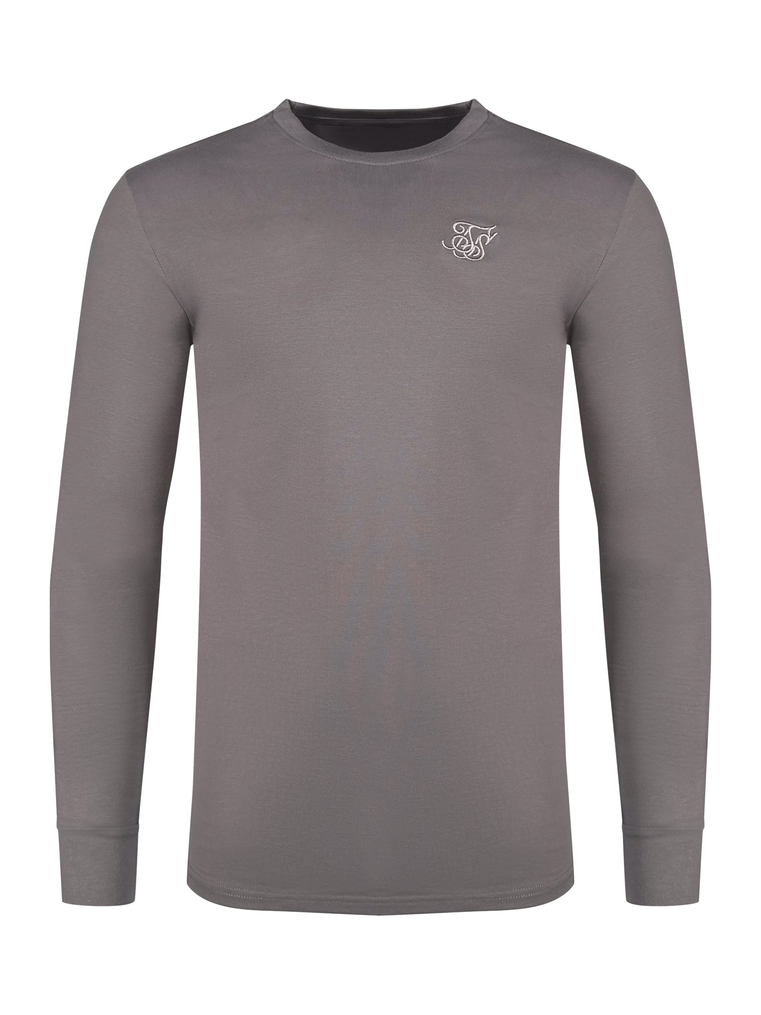 T-shirt à manches longues gris T-shirts SikSilk